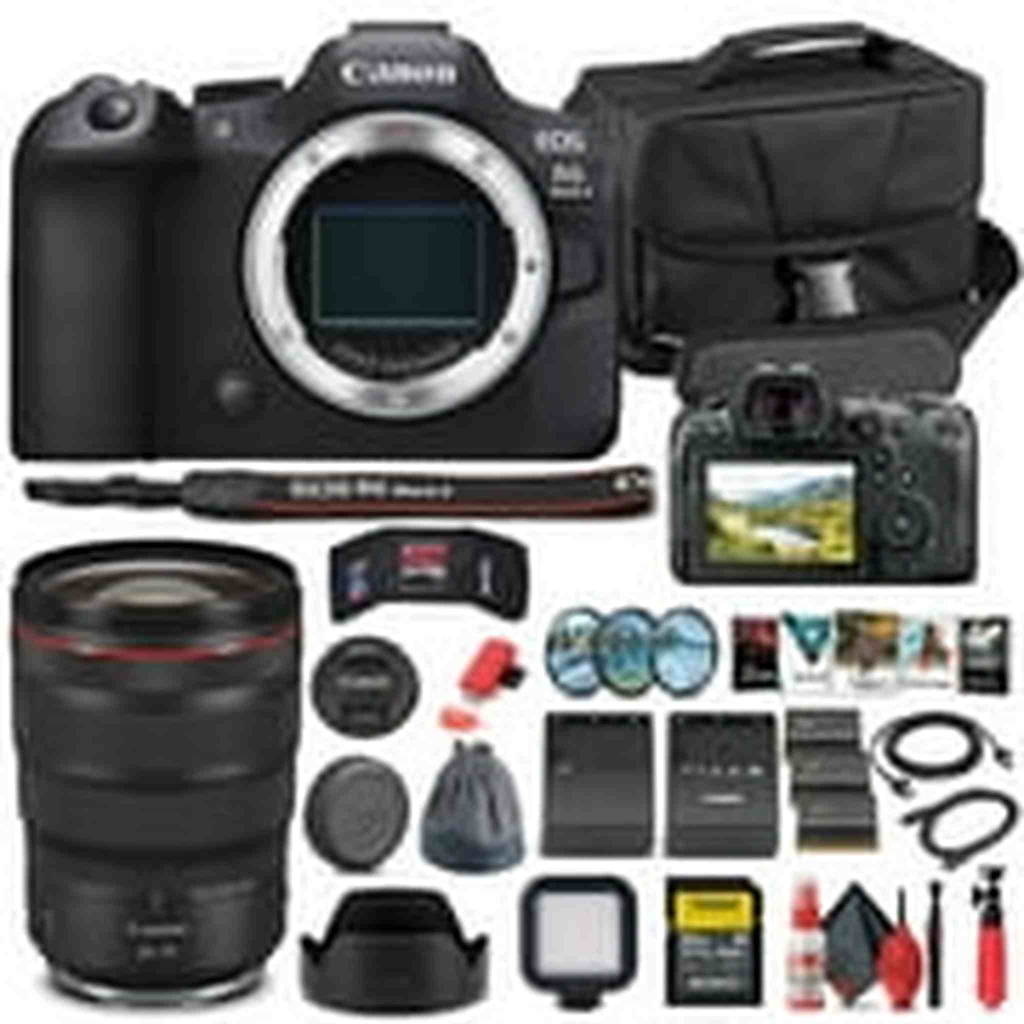 Canon EOS R6 Mark II Mirrorless Camera W/ Canon RF 24-70mm Lens - Advanced Bundle Canon