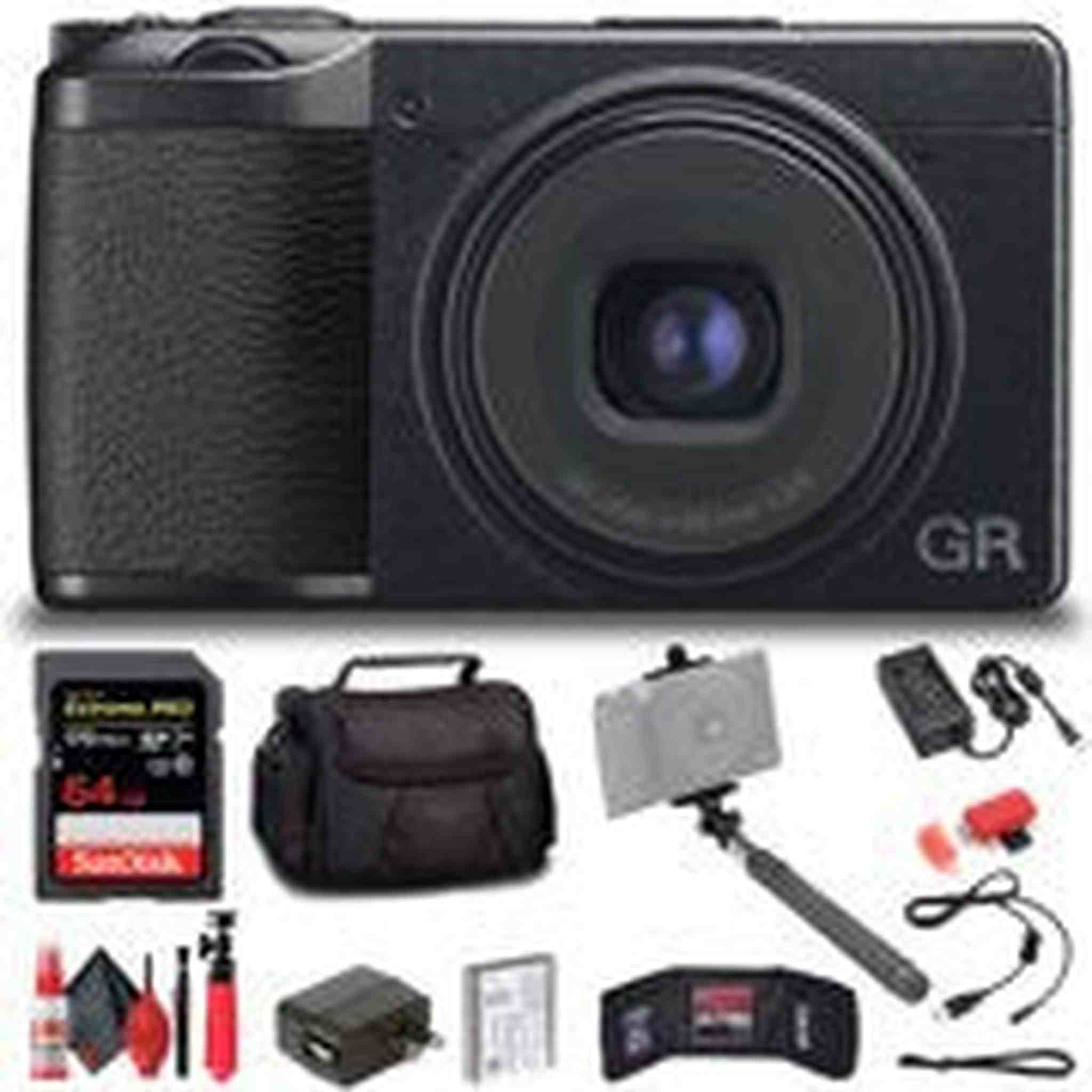 Ricoh GR III Digital Camera with Deluxe Accessory Kit Ricoh