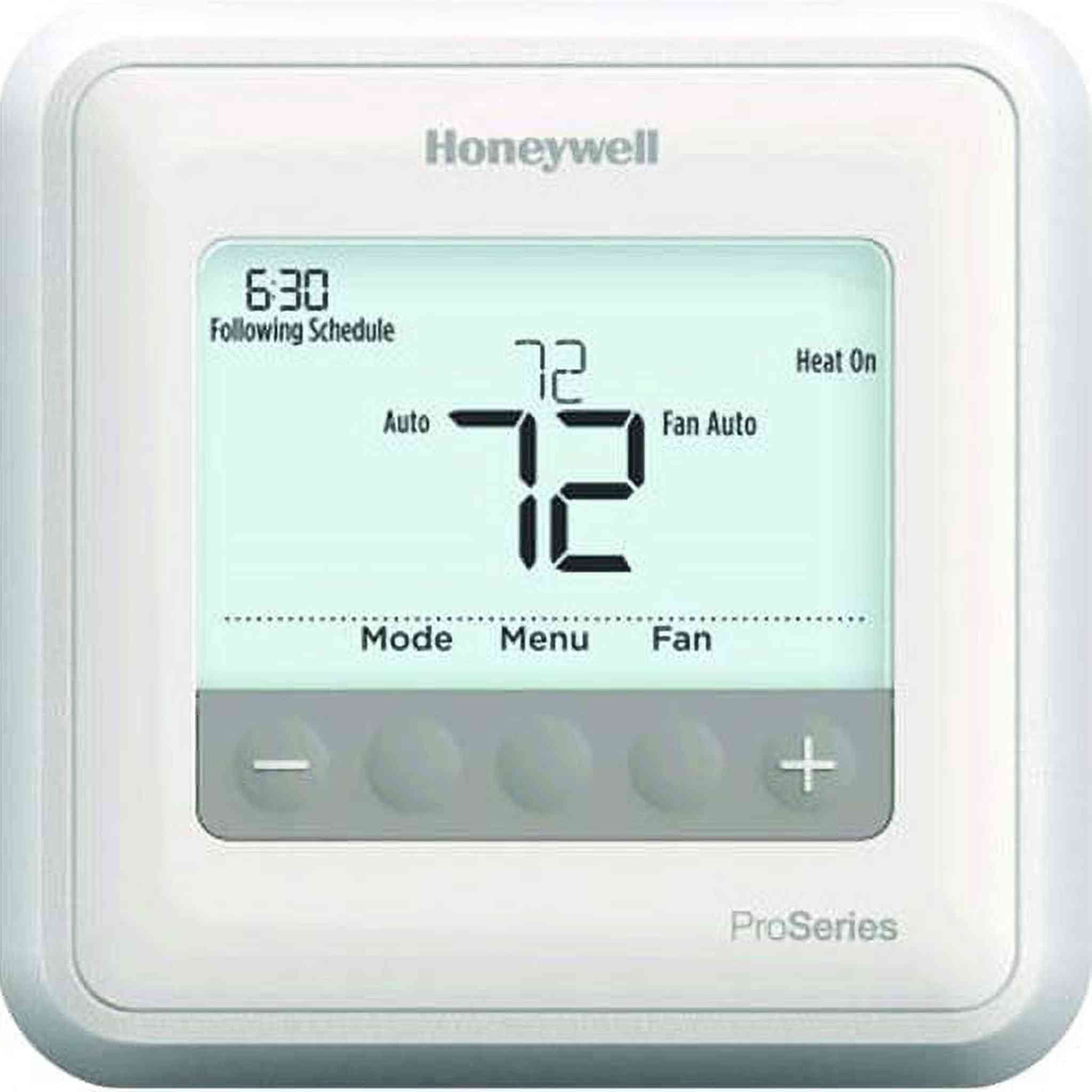 Honeywell TH4110U2005/U T4 Pro Program Mable Thermostat White Bundle Honeywell