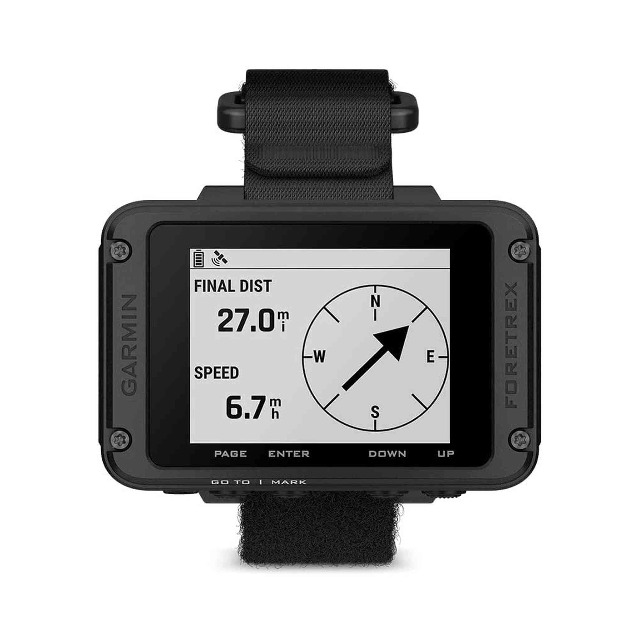 Garmin Foretrex 801, Wrist-Mounted GPS Navigation with Strap, Upgraded Multi-Band GNSS, Longer Battery Life Garmin