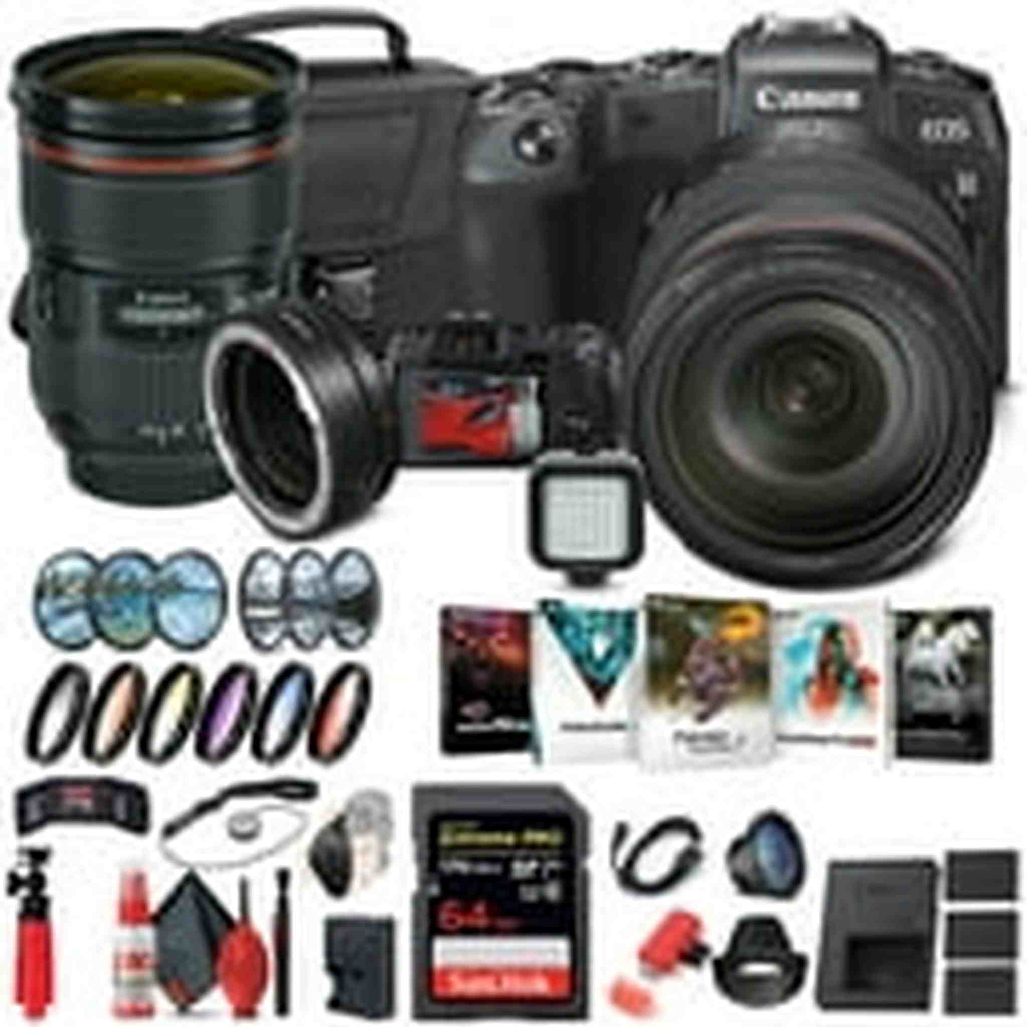 Canon EOS RP Mirrorless Camera with 24-105mm Lens 3380C012 + Canon EF Filter Set Bundle Canon