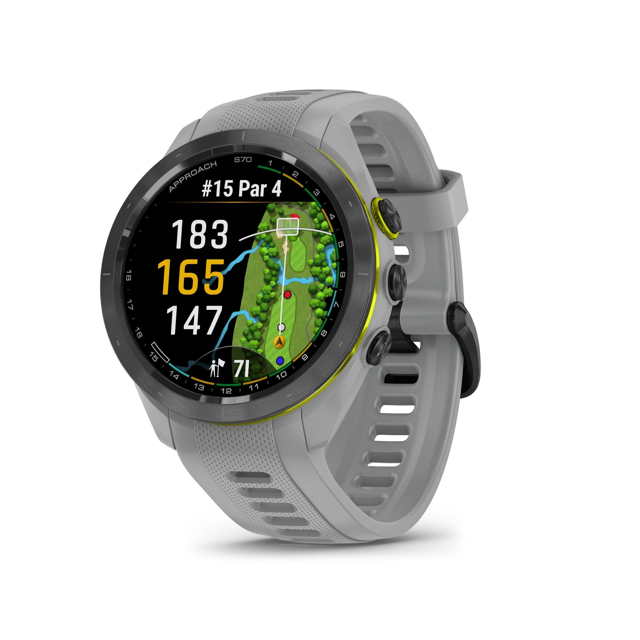 Garmin Approach S70, 42mm, Premium GPS Golf Watch, Powder Gray Garmin