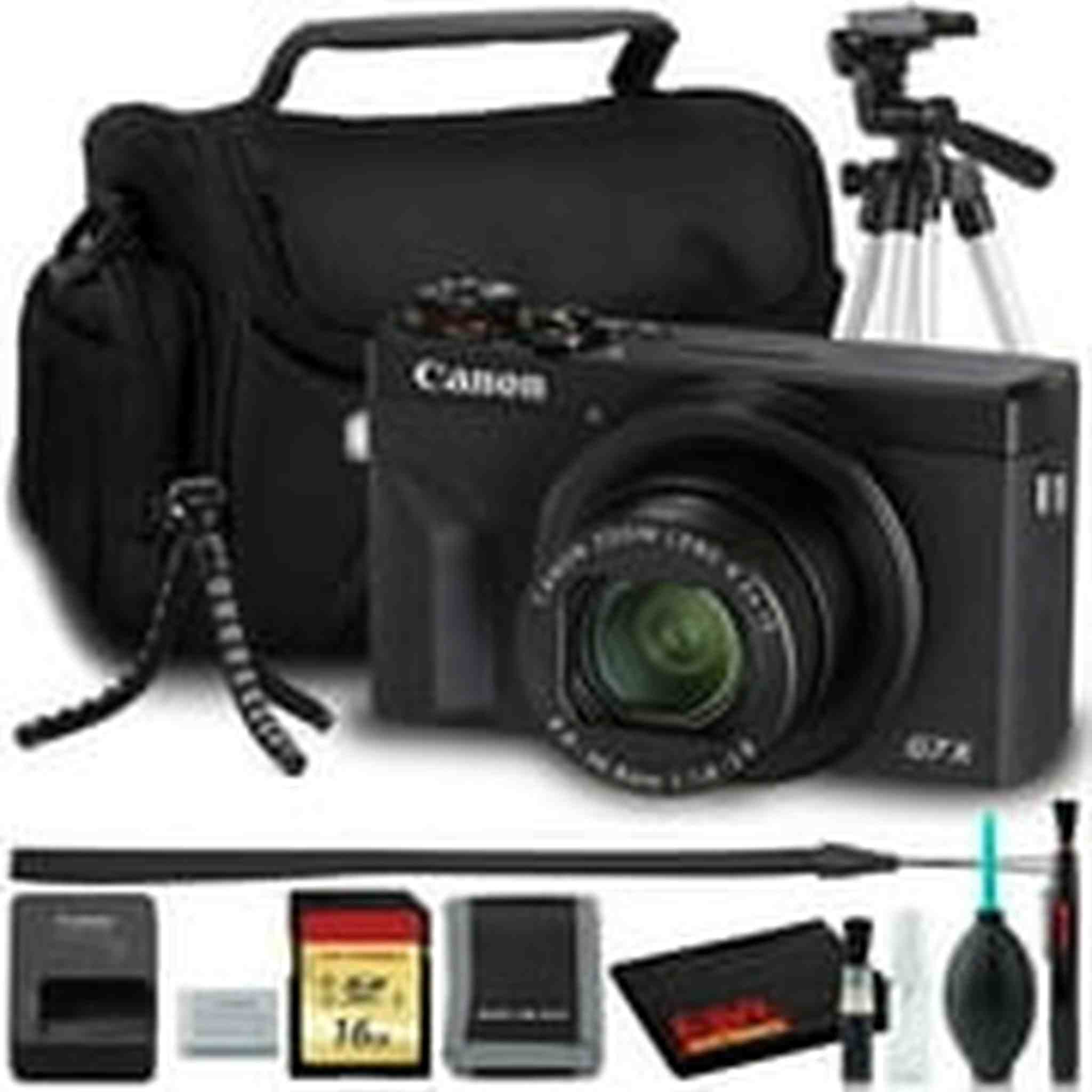 Canon PowerShot G7 X Mark III Digital Camera Black Intl Model Deluxe Bundle Canon