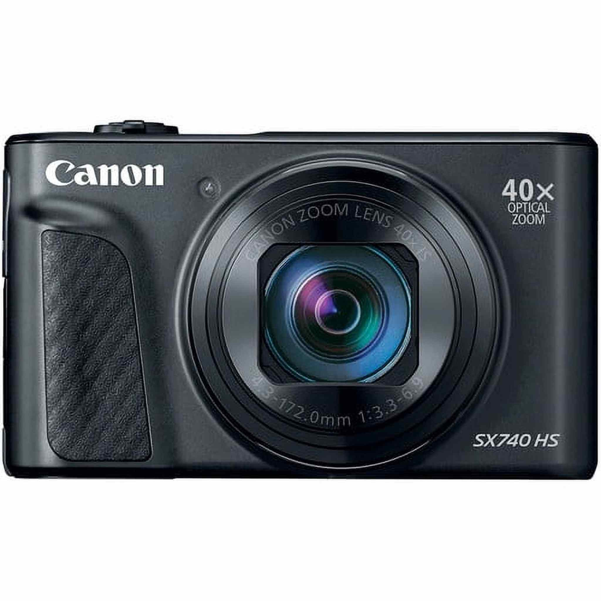 Canon PowerShot SX740 HS Digital Camera - Black International Model Canon