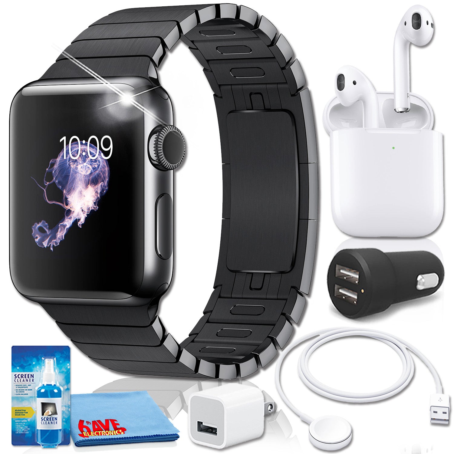 Apple Watch Series 2 Stainless Steel with Airpods 2 Bundle