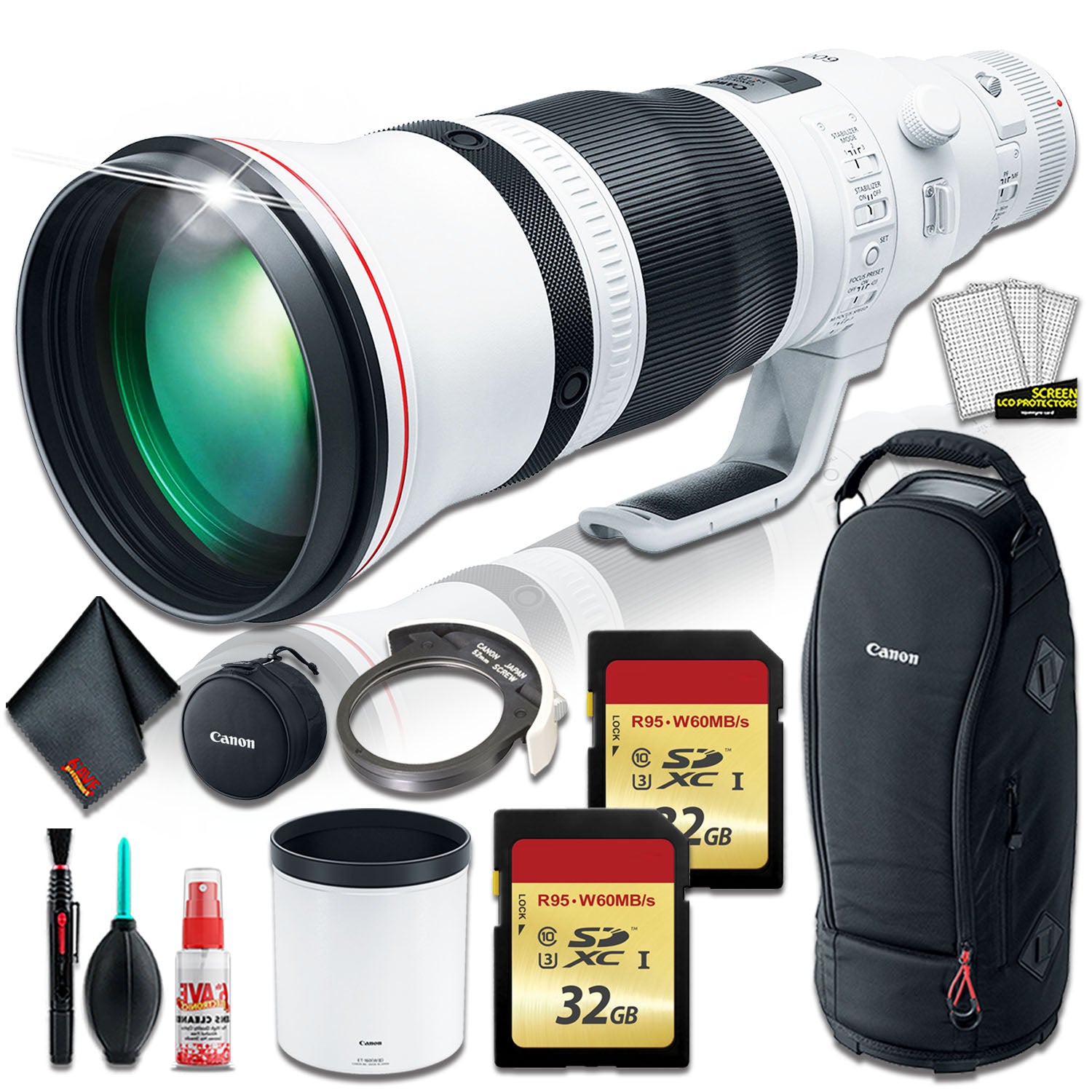 Canon EF 600mm f/4L IS III USM Lens Memory Card Bundle Canon