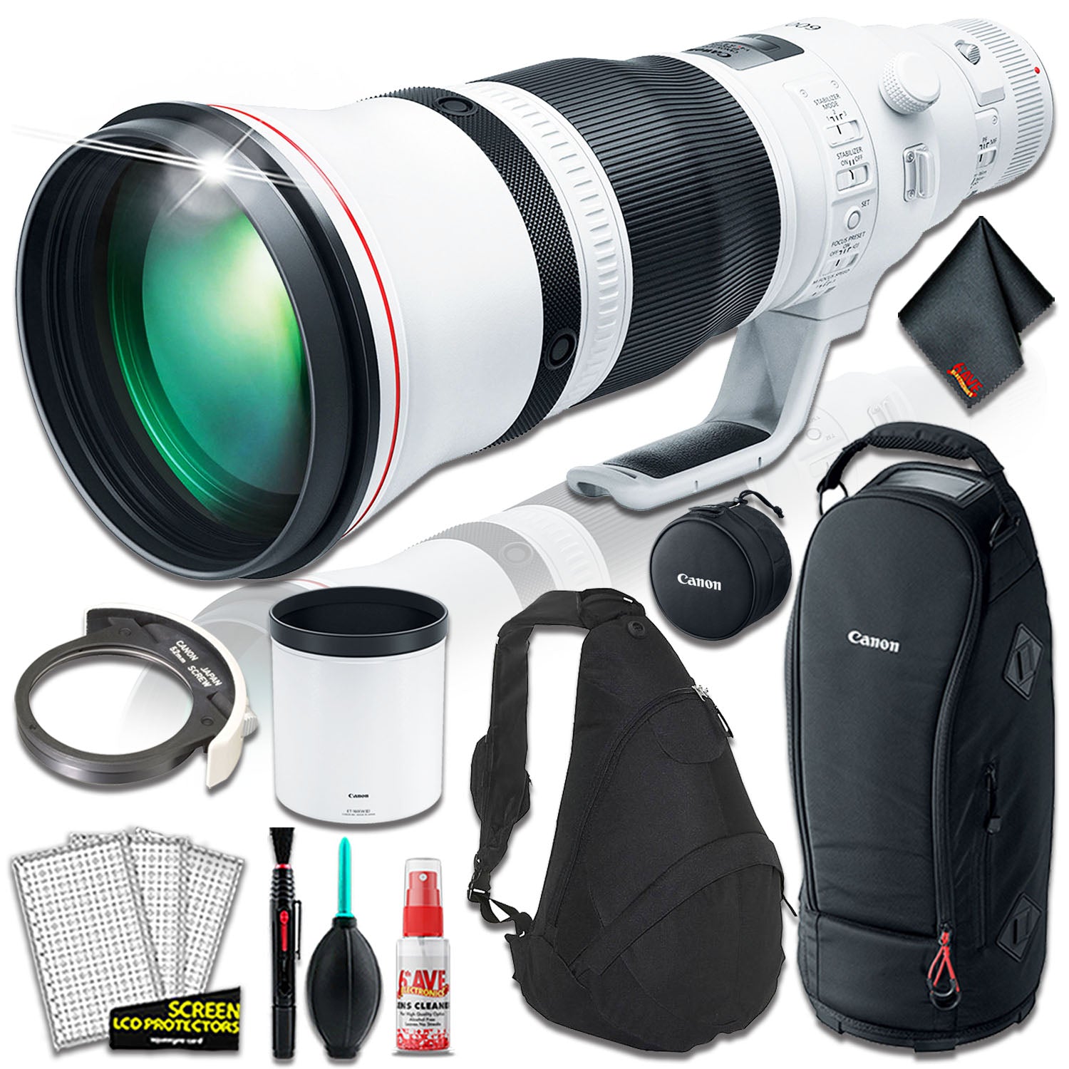 Canon EF 600mm f/4L IS III USM Lens Backpack Bundle Canon