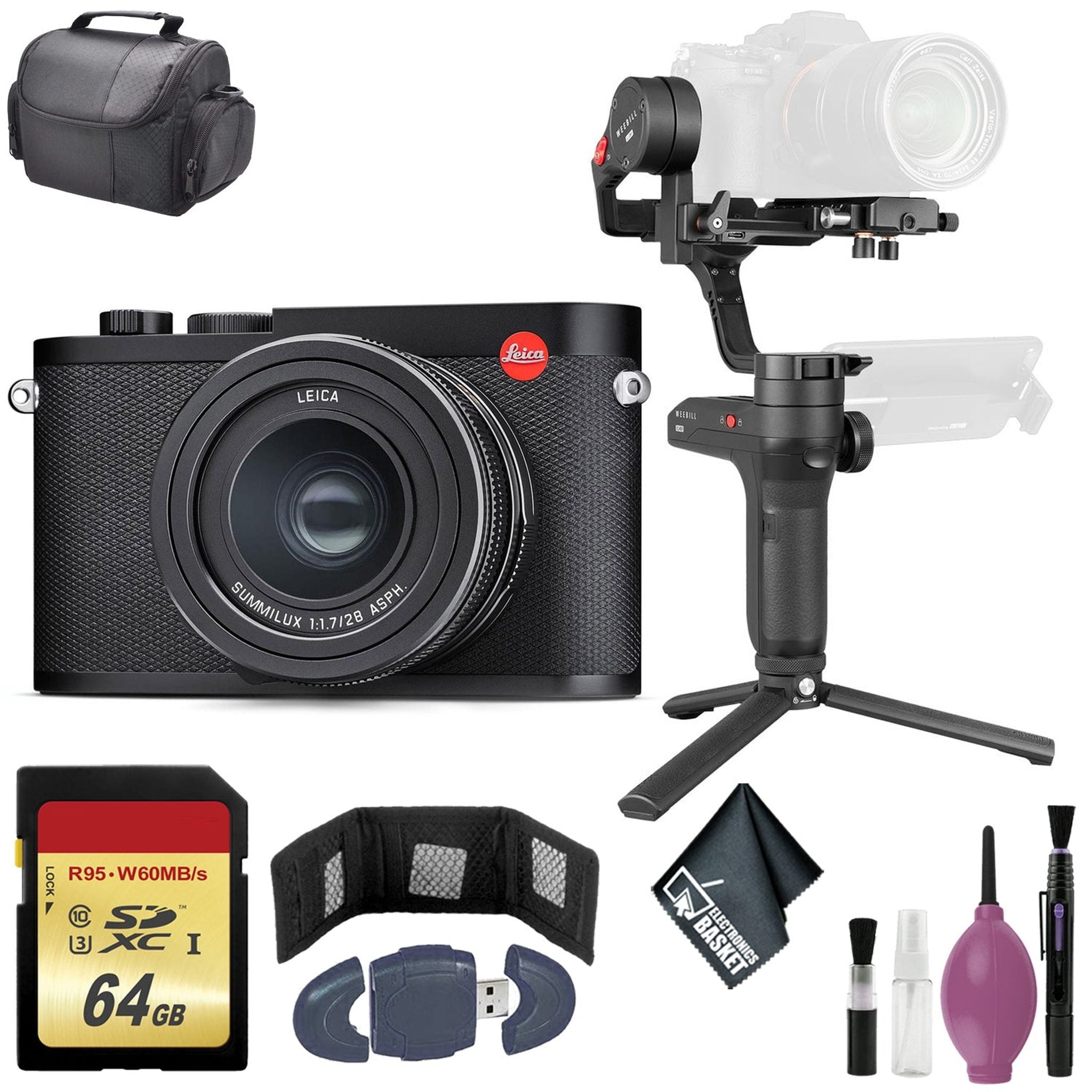 Zhiyun-Tech WEEBILL LAB Handheld Stabilizer - Leica Q2 Digital Camera - 64GB Case Zhiyun-Tech