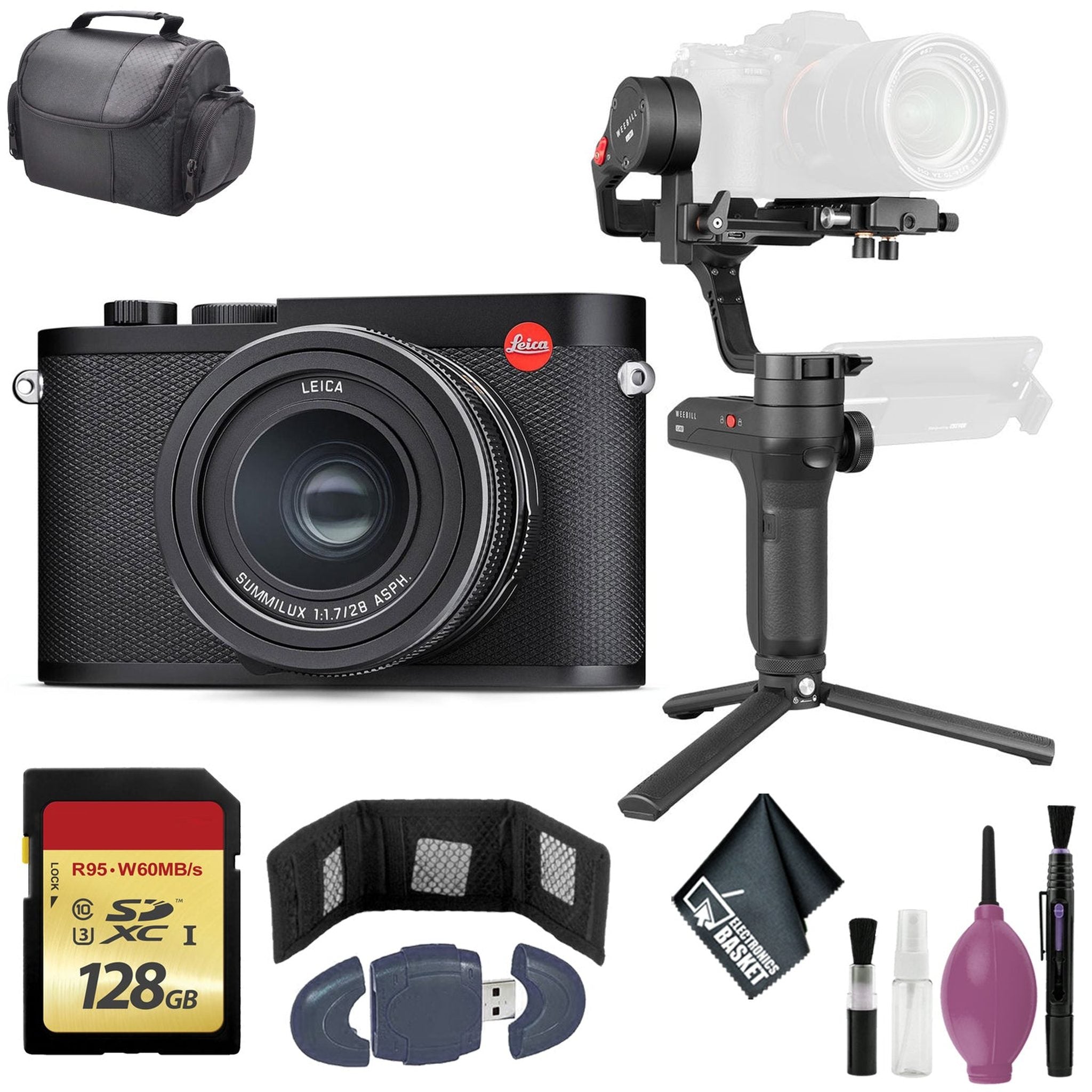 Zhiyun-Tech WEEBILL LAB Handheld Stabilizer - Leica Q2 Digital Camera - 128GB Case Zhiyun-Tech