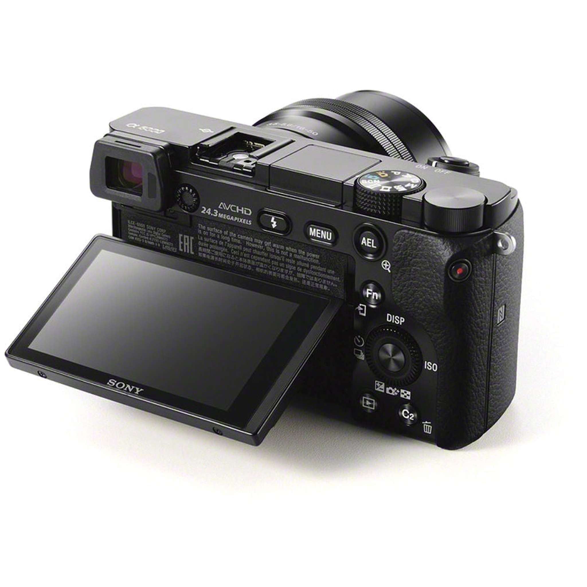 Sony Alpha a6000 Mirrorless Camera, 24.3MP APS HD CMOS Sensor, BIONZ X Image Processor with 8 Piece Accessories Sony