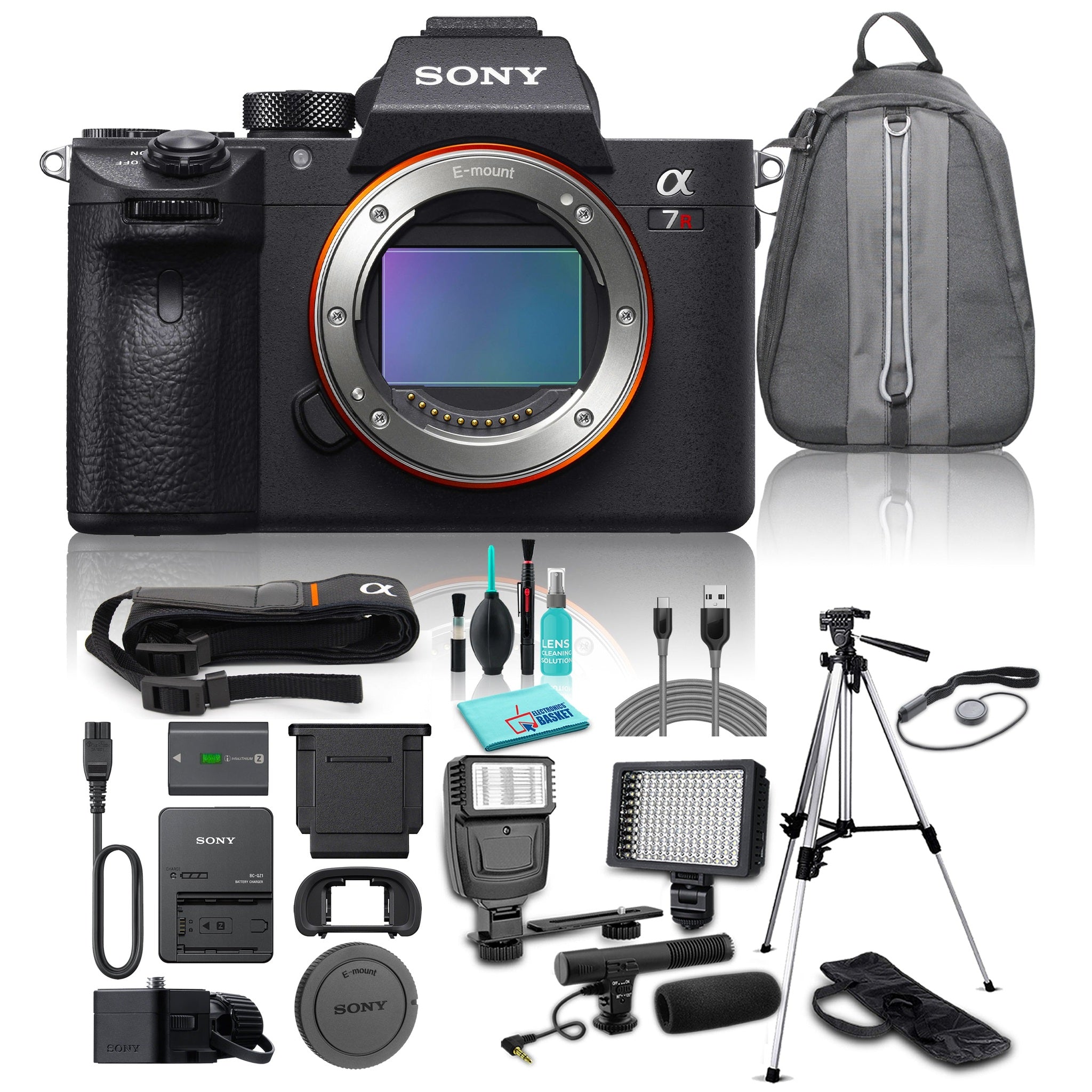 Sony Alpha a7R III 4K UHD Mirrorless Digital Camera No Lens Bundle - Includes 8 Compatible Accessories Canon