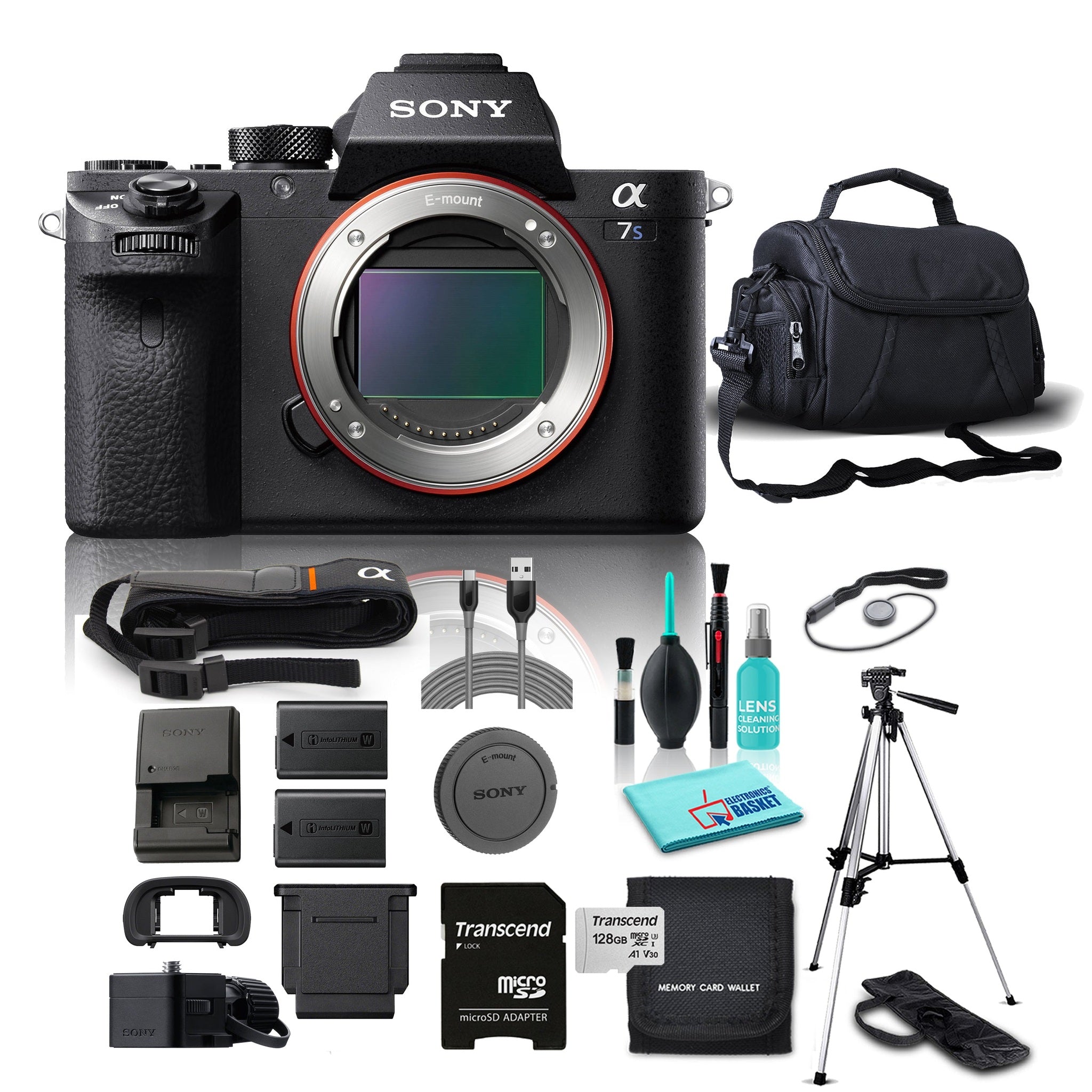 Sony Alpha a7S II Mirrorless Digital Camera, 12.2MP Full-Frame Exmor CMOS Sensor, Internal UHD 4k30 Recording Bundle - Body Only Canon