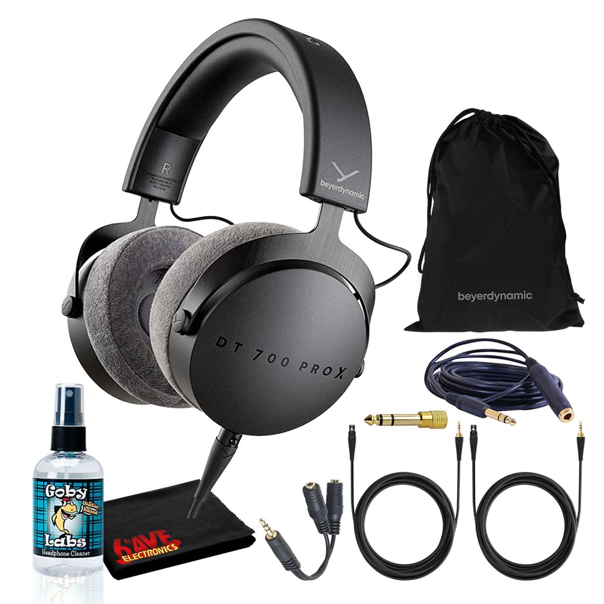 Beyerdynamic DT 700 Pro X Closed-Back Studio Headphones with Cleaning Kit Bundle Beyerdynamic