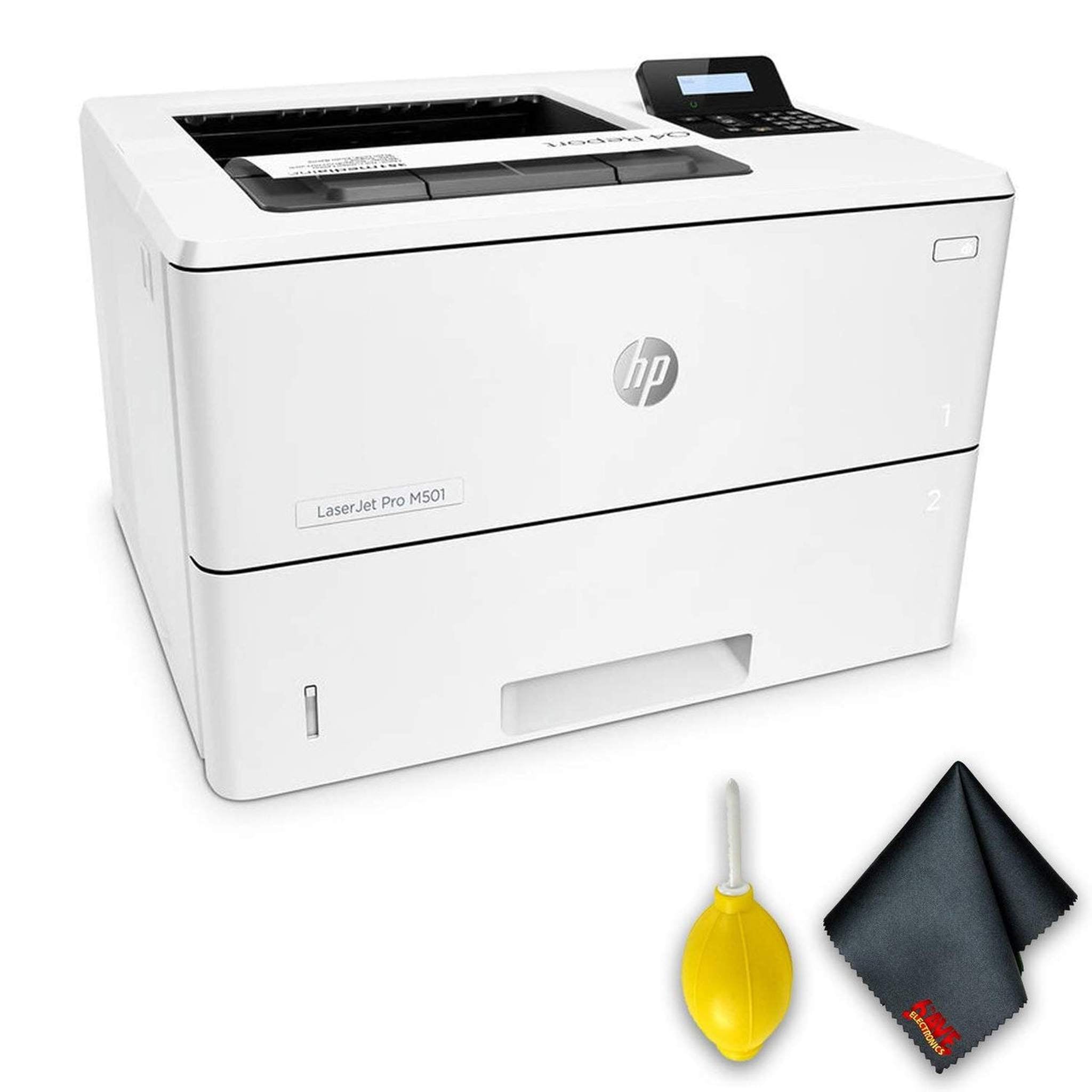 HP Laserjet Pro M501dn Monochrome Laser Printer Standard Accessory Bundle HP