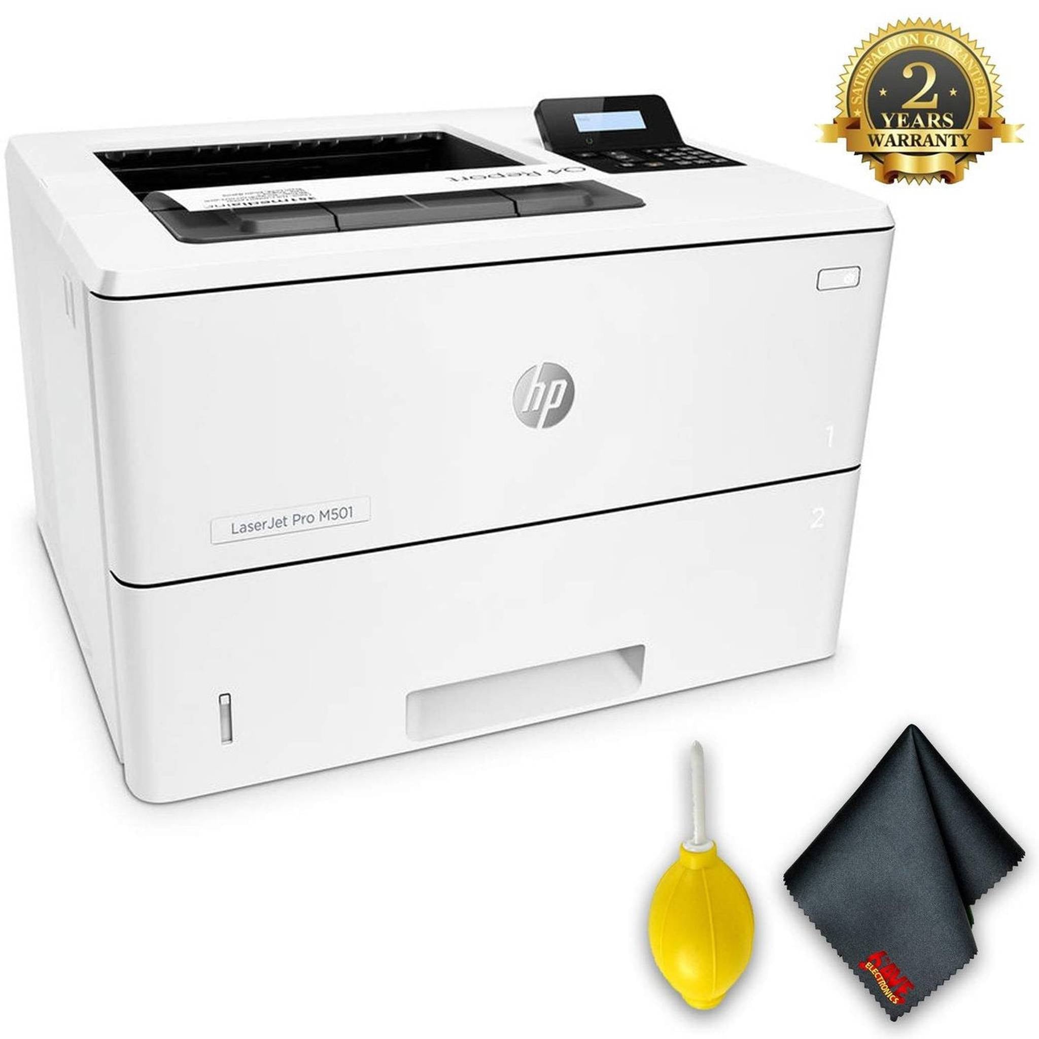 HP Laserjet Pro M501dn Monochrome Laser Printer Advanced Accessory Bundle HP