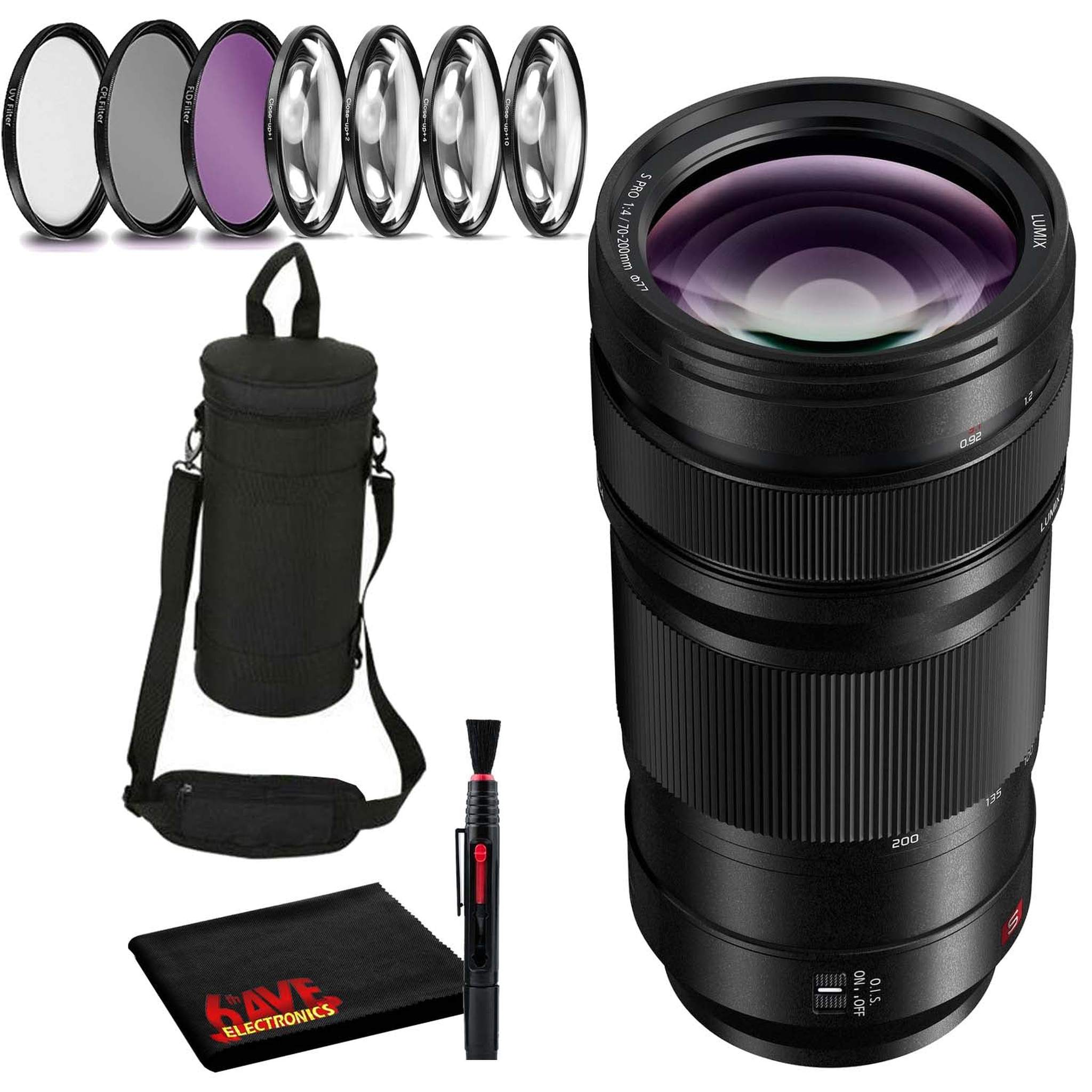 Panasonic Lumix S PRO 70-200mm f/4 O.I.S. Lens Accessory Kit Bundle Panasonic