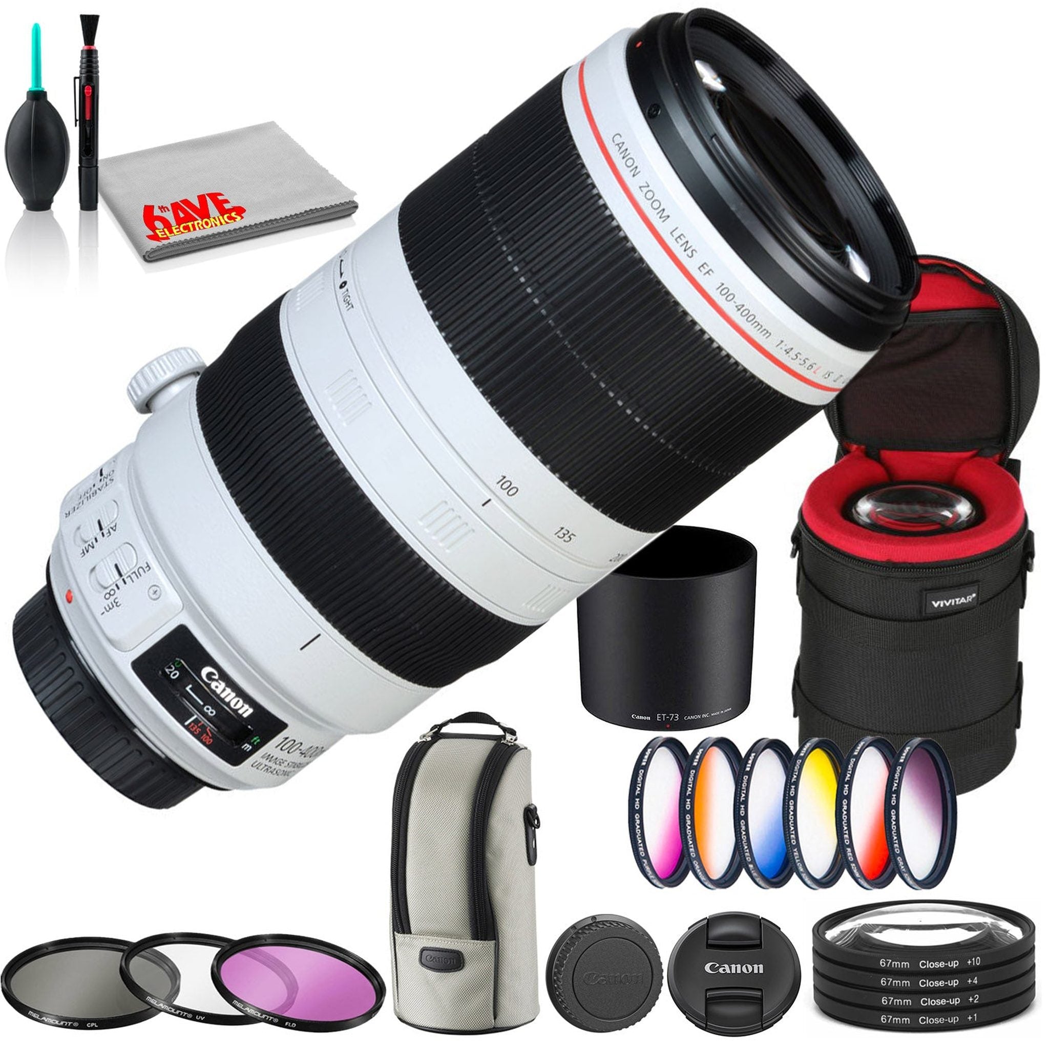 Canon EF 100-400mm f/4.5-5.6L IS II USM Lens - White Canon