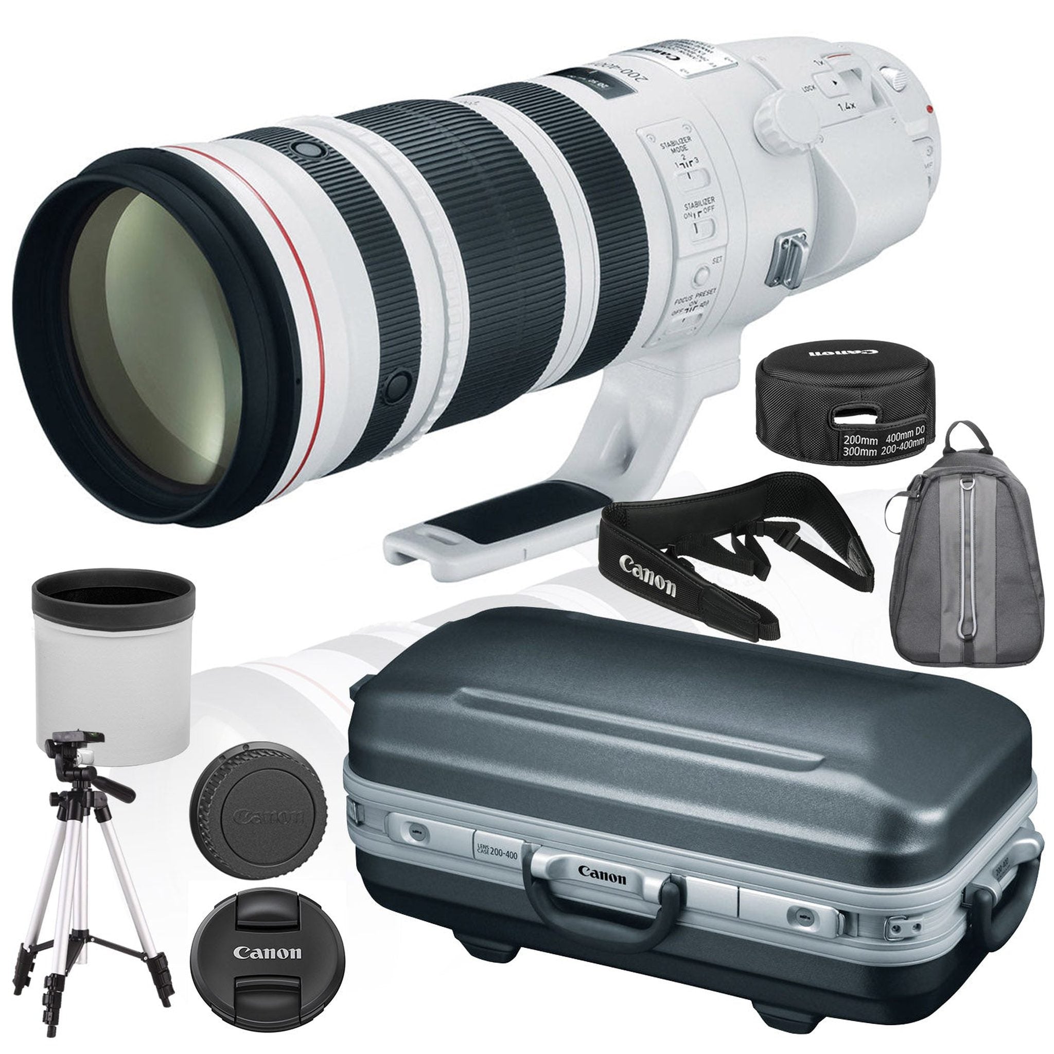 Canon EF 1.4X 200-400mm f/4 IS USM Lens Bundle