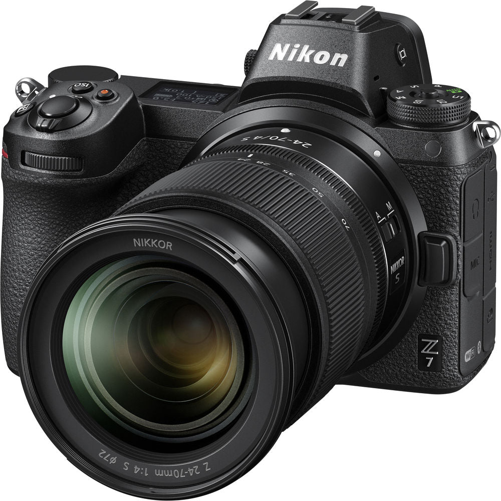 Nikon Z 7 Mirrorless Digital Camera with 24-70mm Lens Intl Model - with Cleaning Kit Nikon