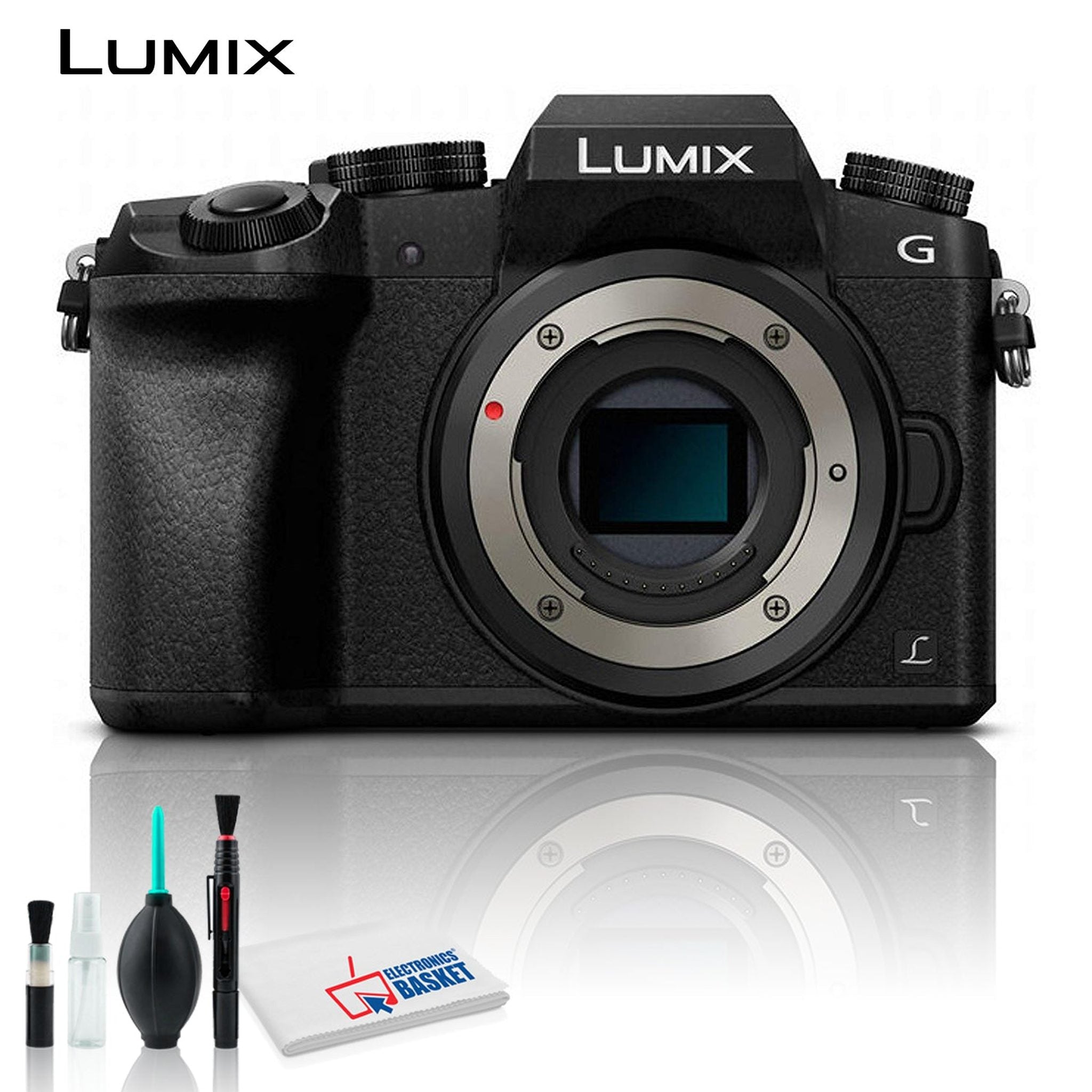 Panasonic Lumix DMC-G7 Mirrorless Micro Four Thirds Digital Camera Black - Starter Bundle Panasonic