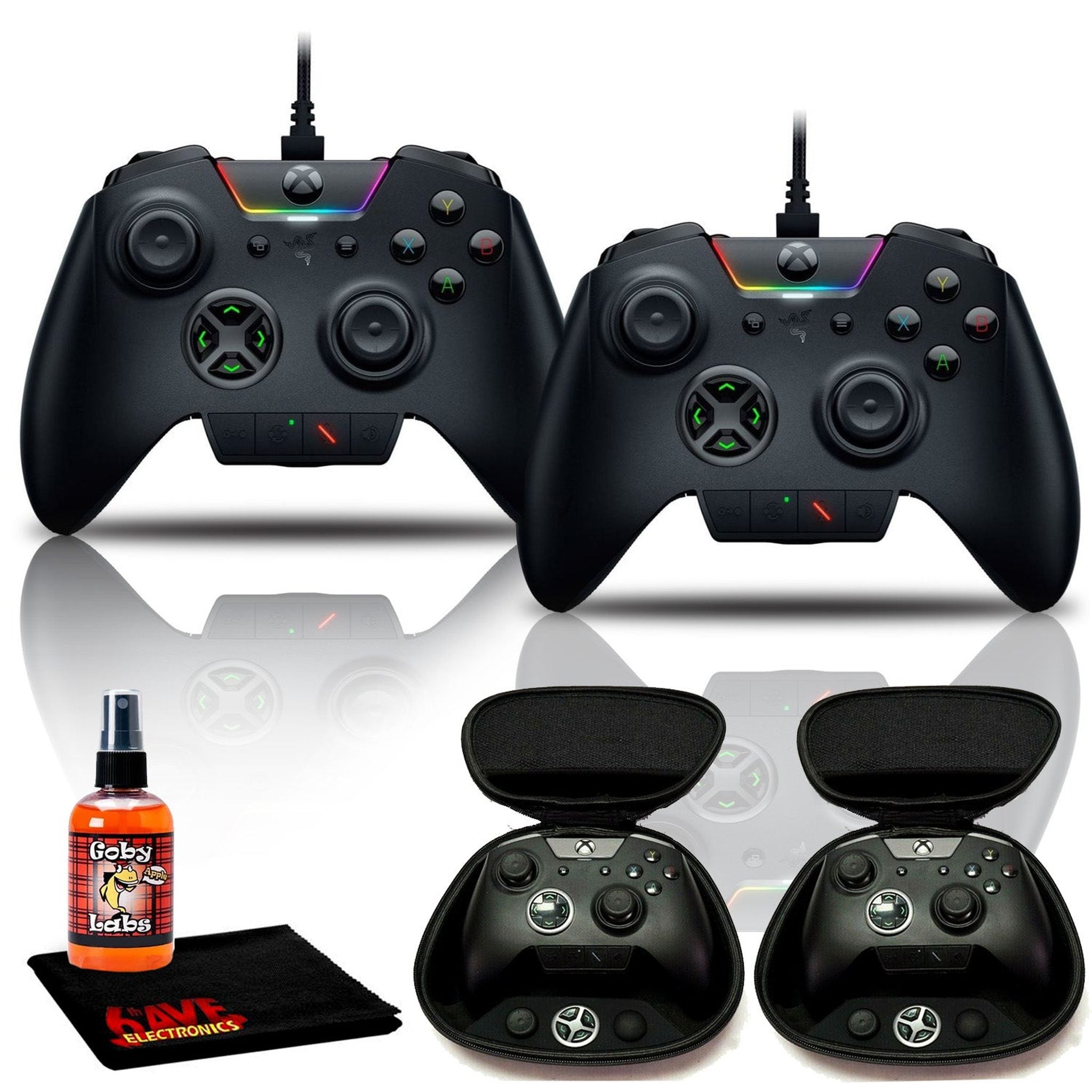 Razer Wolverine Ultimate Wired Gaming Controller Black - Two Pack Bundle Razer