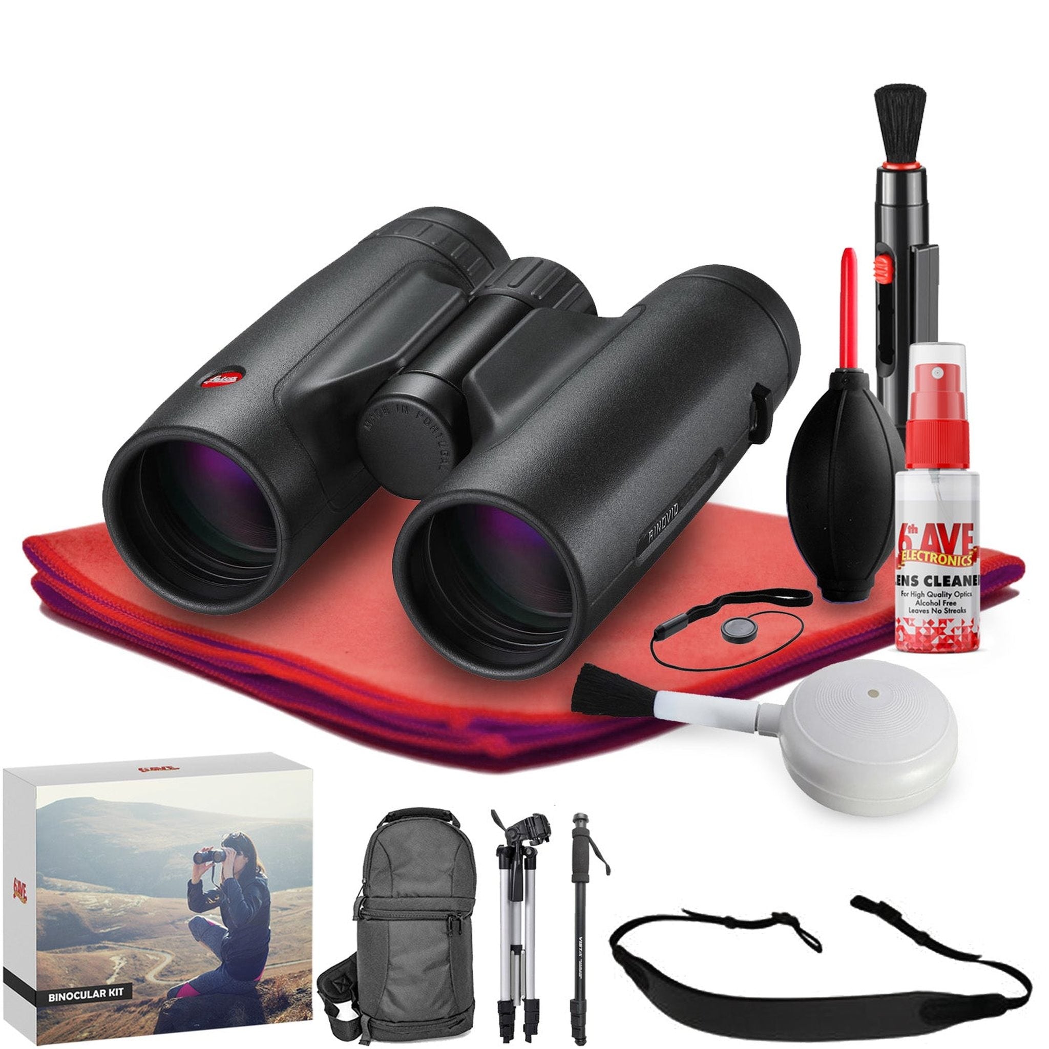 Leica 10x42 Trinovid HD Binocular - Exclusive Outdoors Binoculars Kit Leica