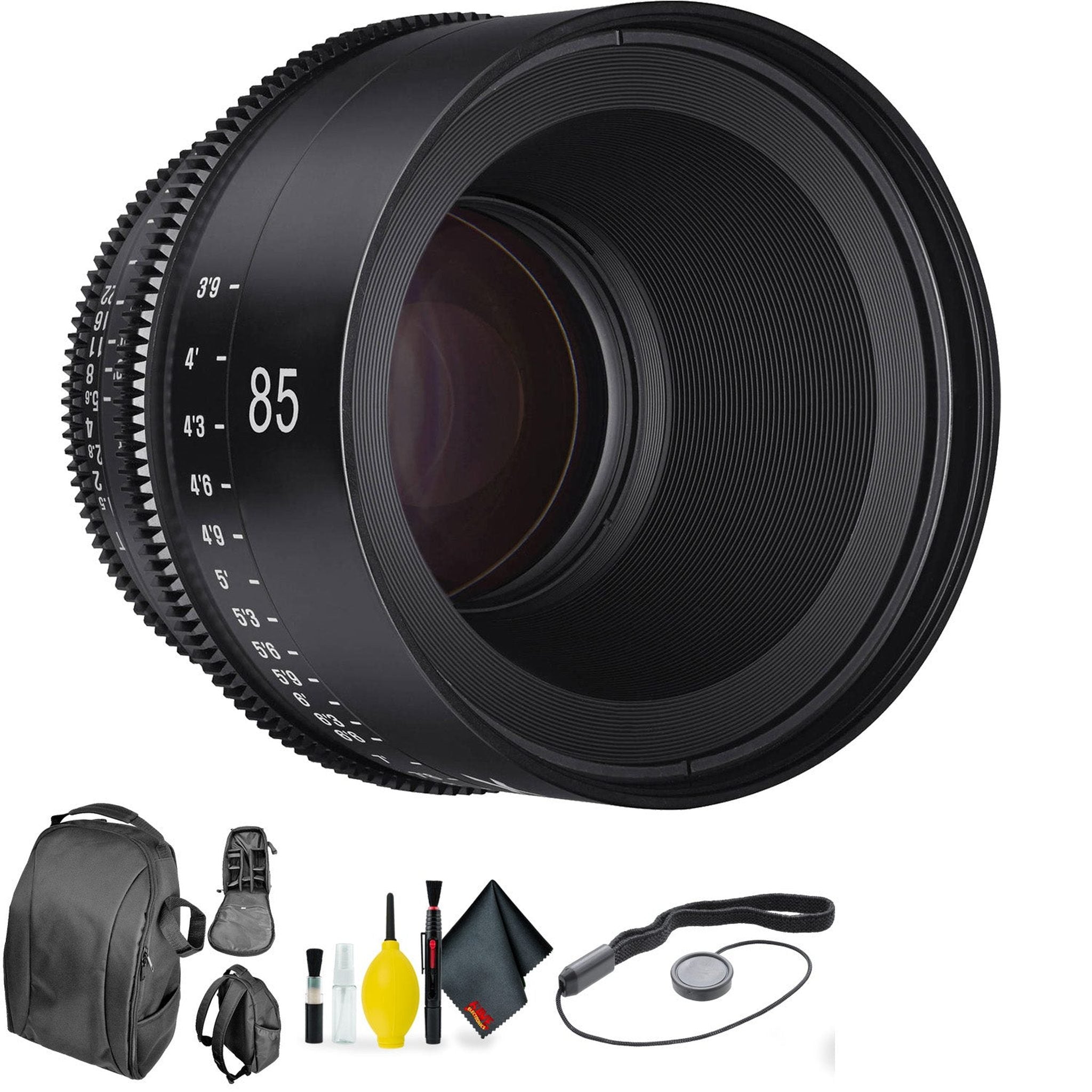 Xeen by Rokinon 85mm T1.5 for Canon + Deluxe Lens Cleaning Kit Bundle Rokinon