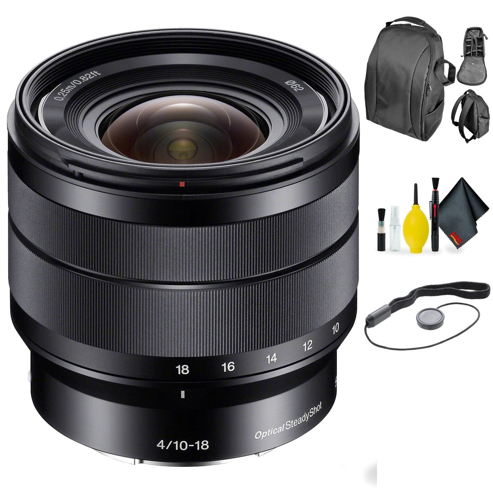 SONY 10-18MM F4 OSS E Lens SEL1018 + Deluxe Lens Cleaning Kit Sony