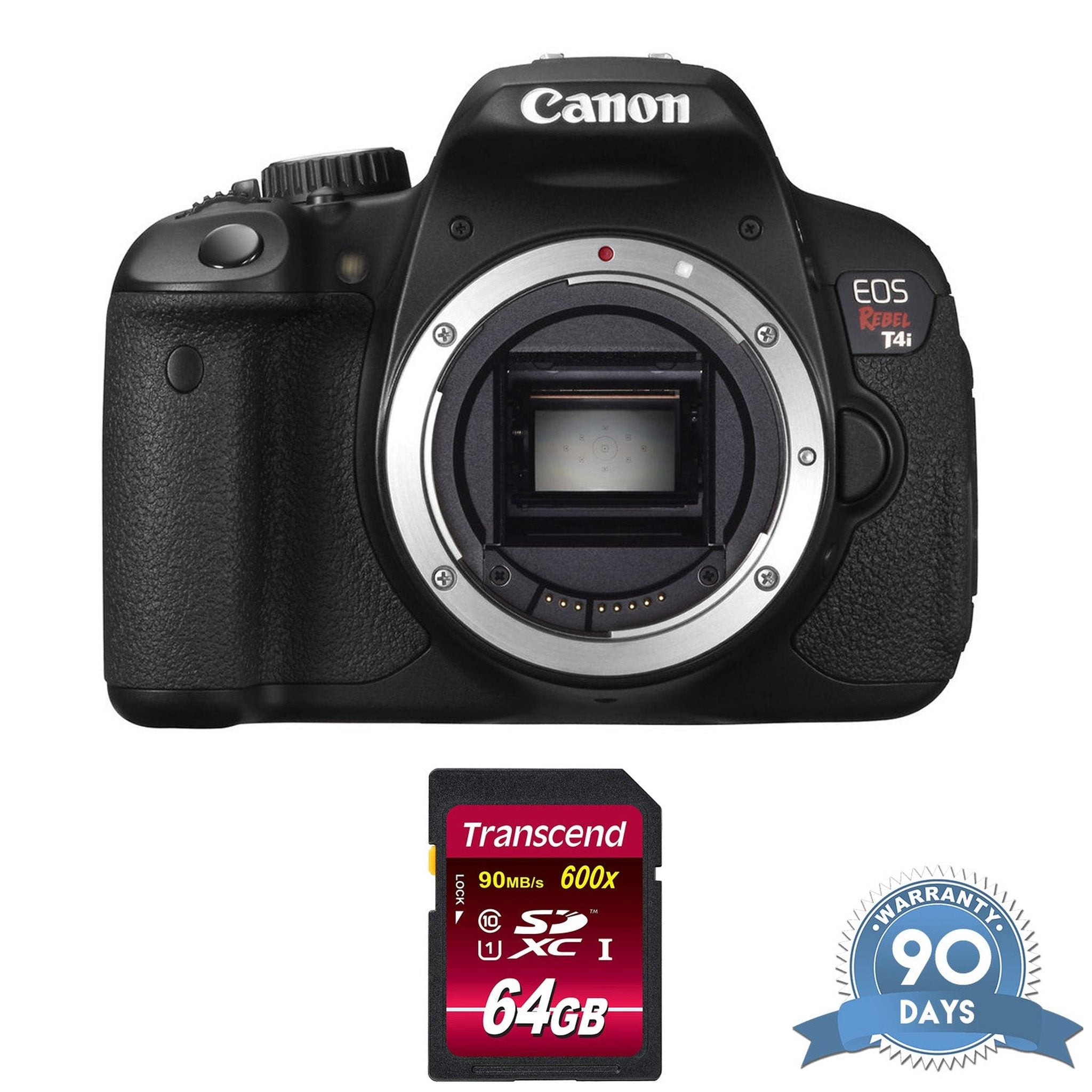 Canon EOS Rebel T4i Digital Camera Body Only - with Memory Card Starter Bundle Canon