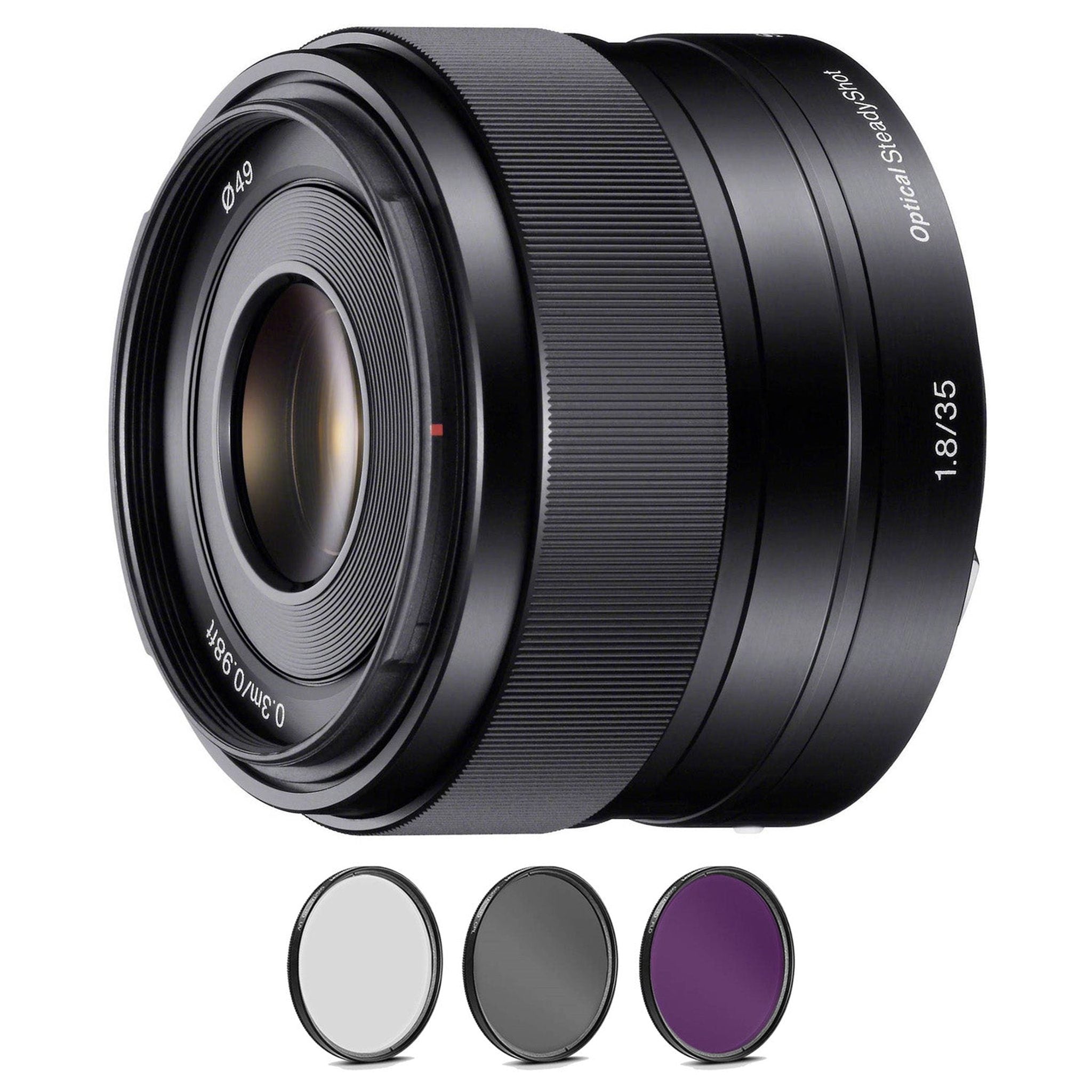 Sony E 35mm f/1.8 OSS Lens with Pro Filter Sony