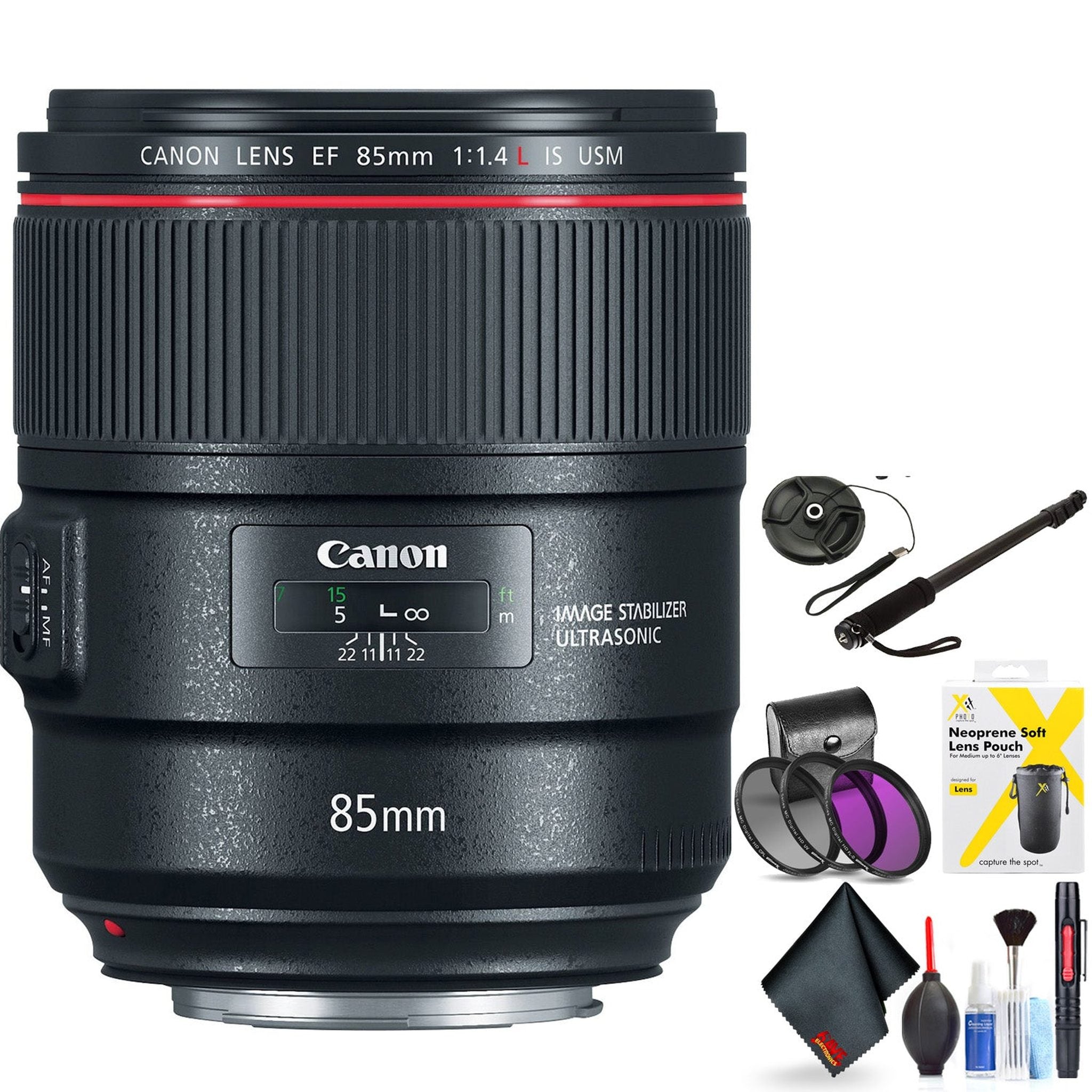 Canon EF 85mm F/1.4L is USM Lens for Canon 6D, 5D Mark IV, 5D Mark III, 5D Mark II, 6D Mark II, 5Dsr, 5Ds, 1Dx, 1Dx Mark Canon