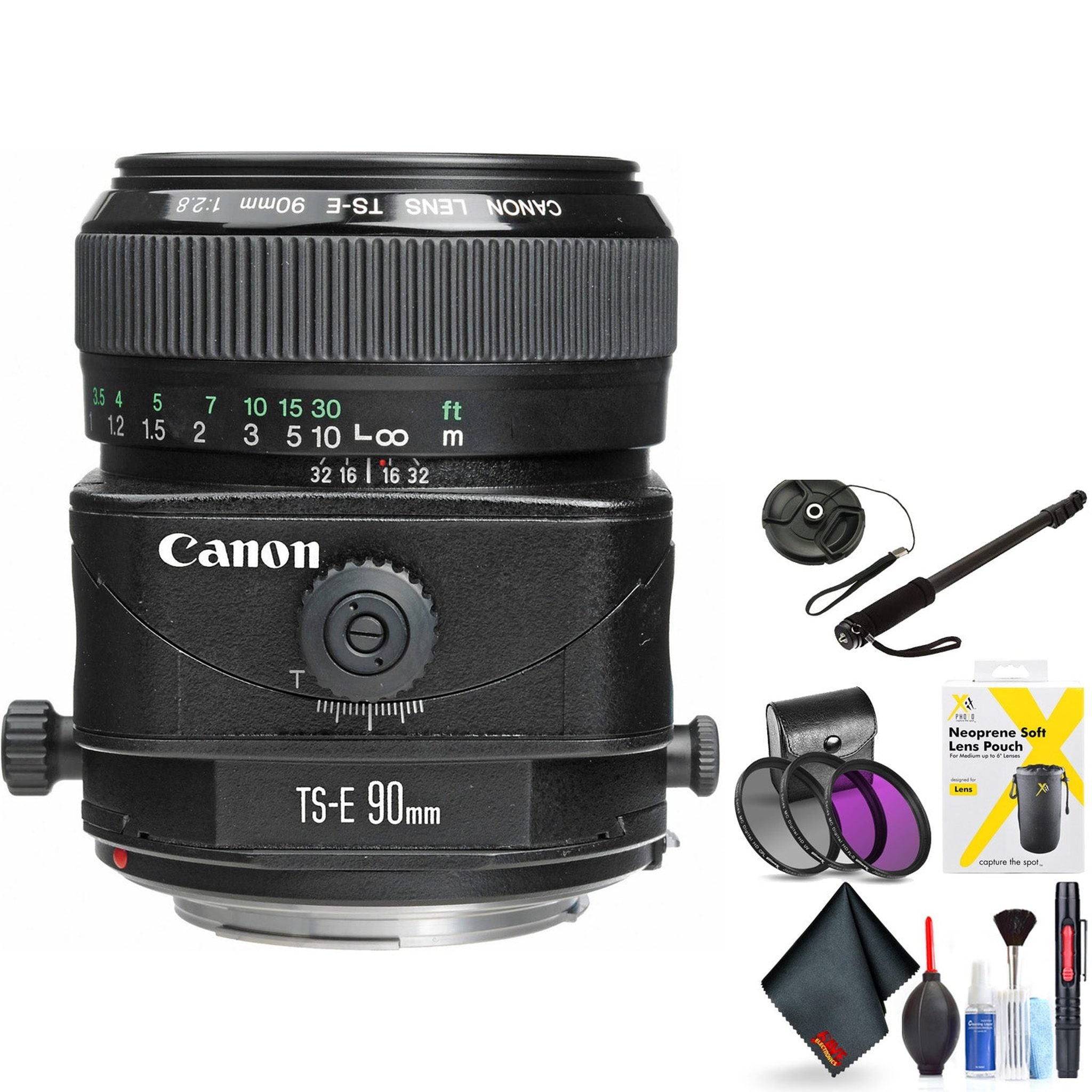 Canon Ts-E 90mm F/2.8 Tilt-Shift Lens for Canon 6D, 5D Mark IV, 5D Mark III, 5D Mark II, 6D Mark II, 5Dsr, 5Ds, 1Dx, 1Dx Canon