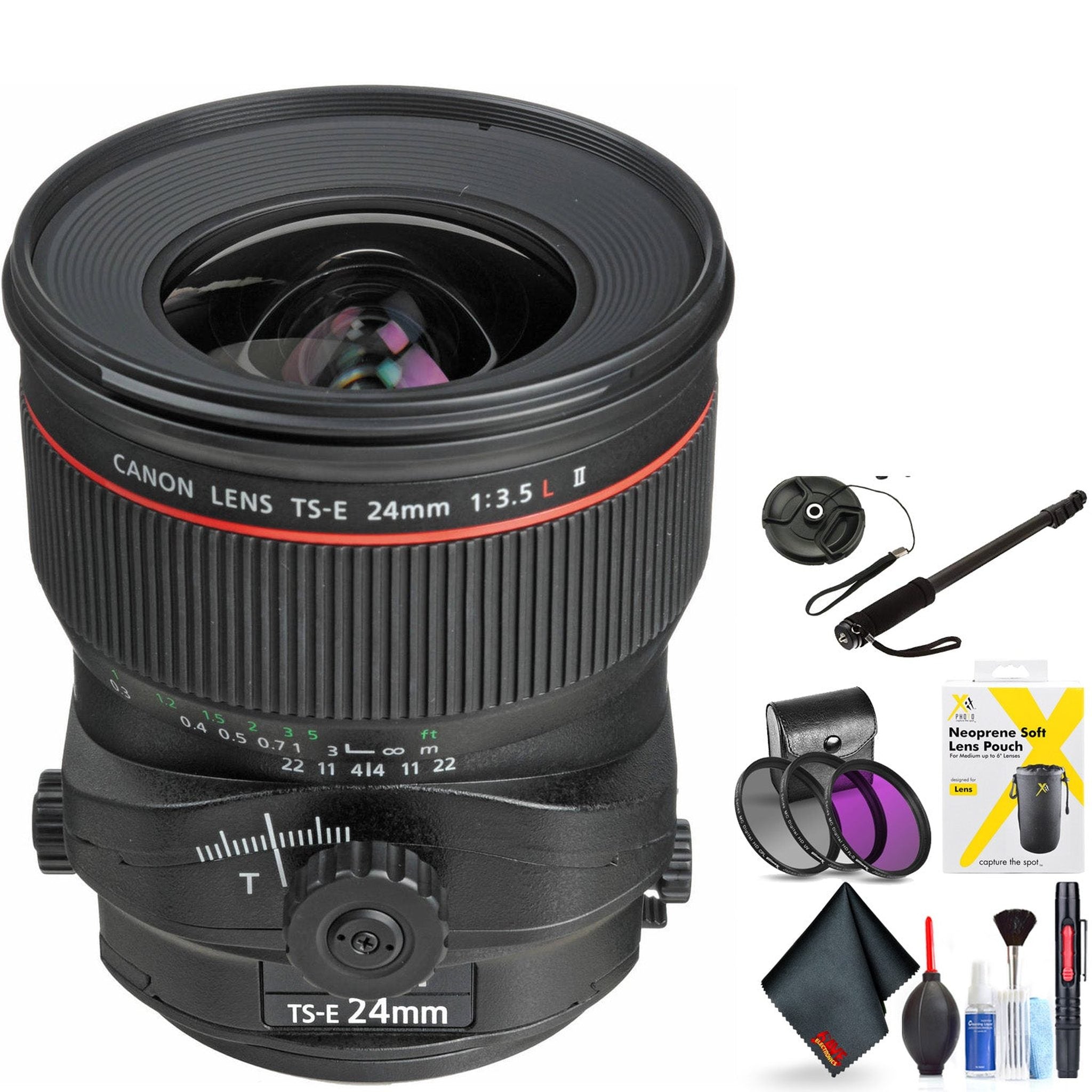 Canon Ts-E 24mm F/3.5L Ii Tilt-Shift Lens for Canon 6D, 5D Mark IV, 5D Mark III, 5D Mark II, 6D Mark II, 5Dsr, 5Ds, 1Dx, Canon