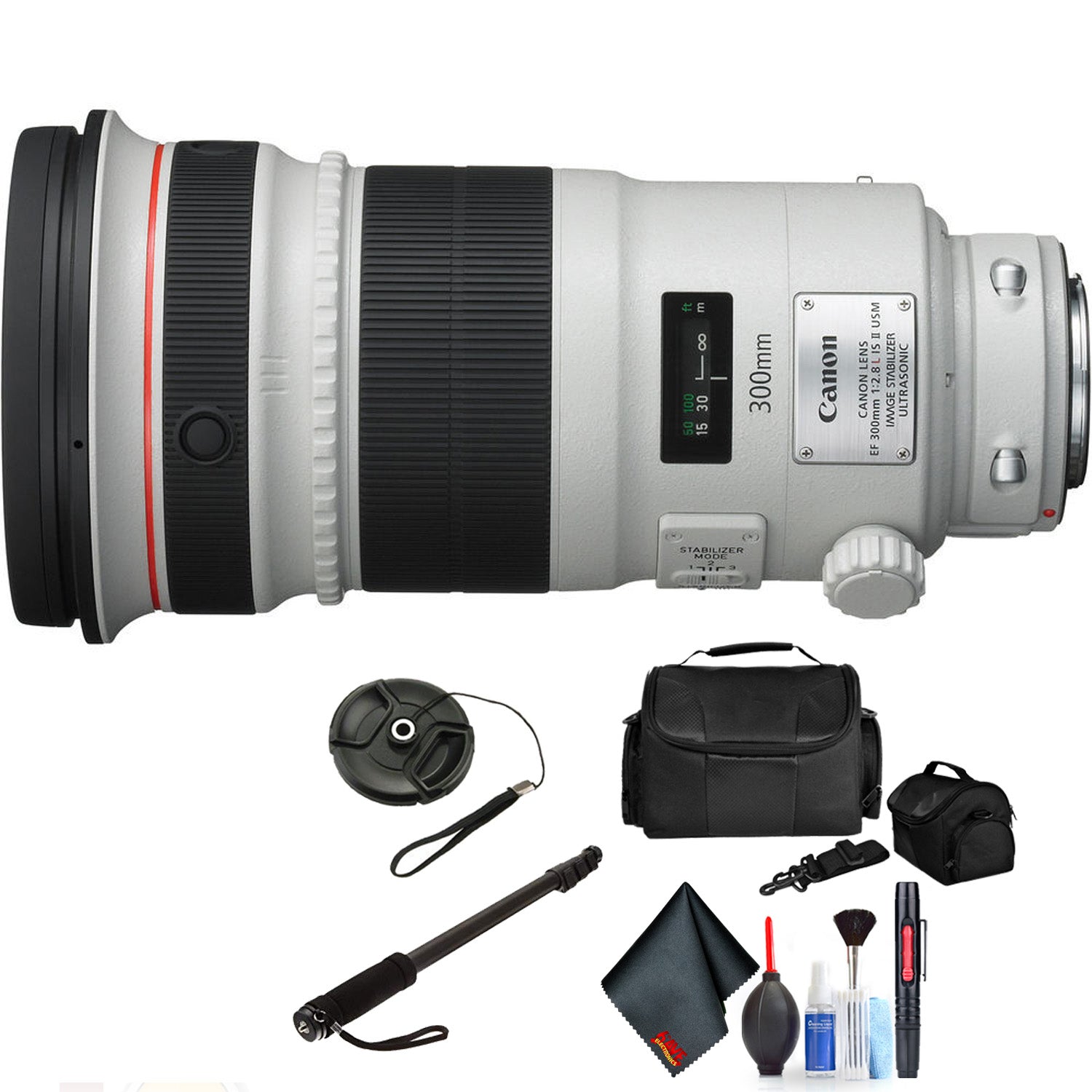 Canon EF 300mm F/2.8L is Ii USM Lens for Canon 6D, 5D Mark IV, 5D Mark III, 5D Mark II, 6D Mark II, 5Dsr, 5Ds, 1Dx, 1Dx Canon