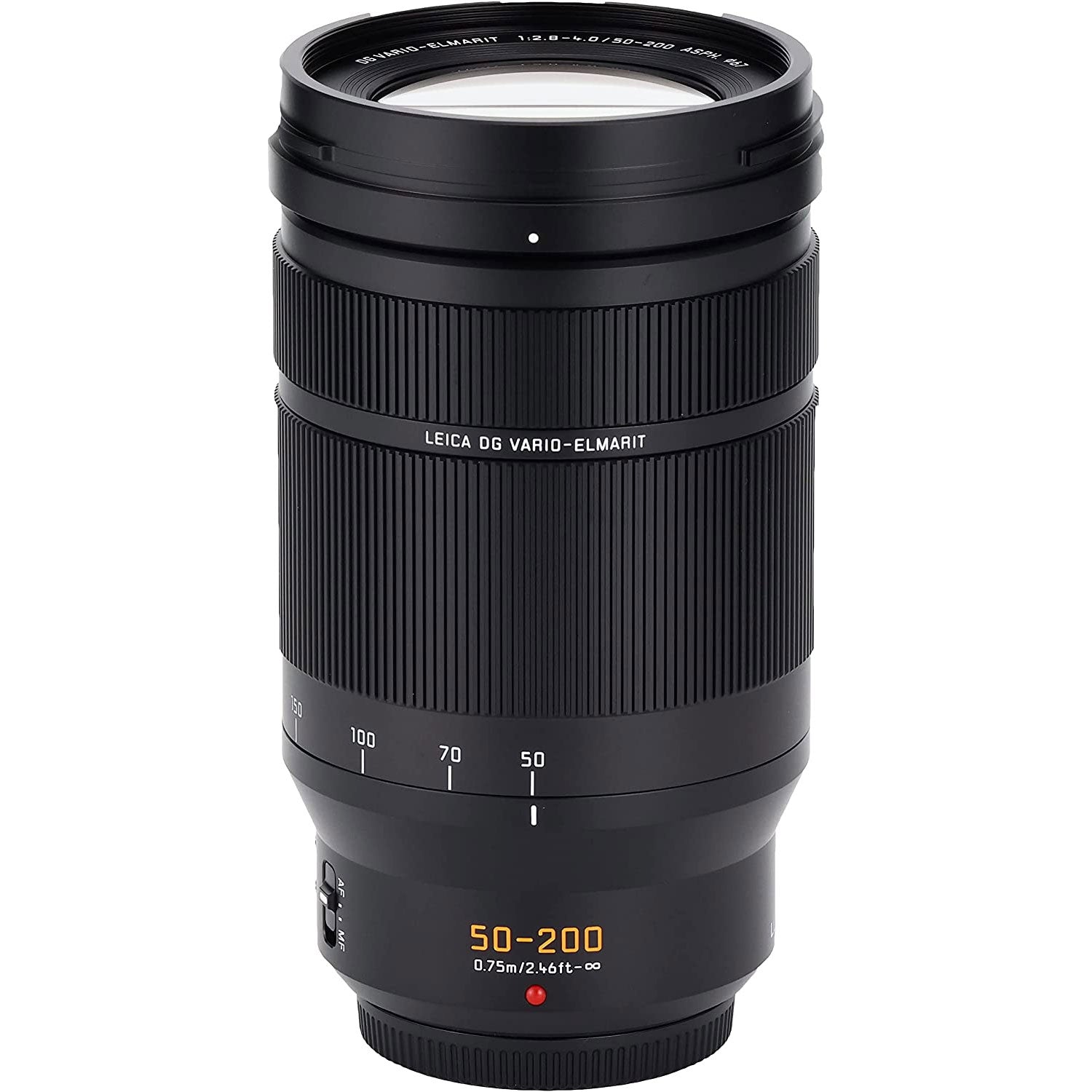 Panasonic Leica DG Vario-Elmarit 50-200mm f/2.8-4 ASPH. POWER O.I.S. Lens with 2x 64 Memory Cards and More International Model Panasonic