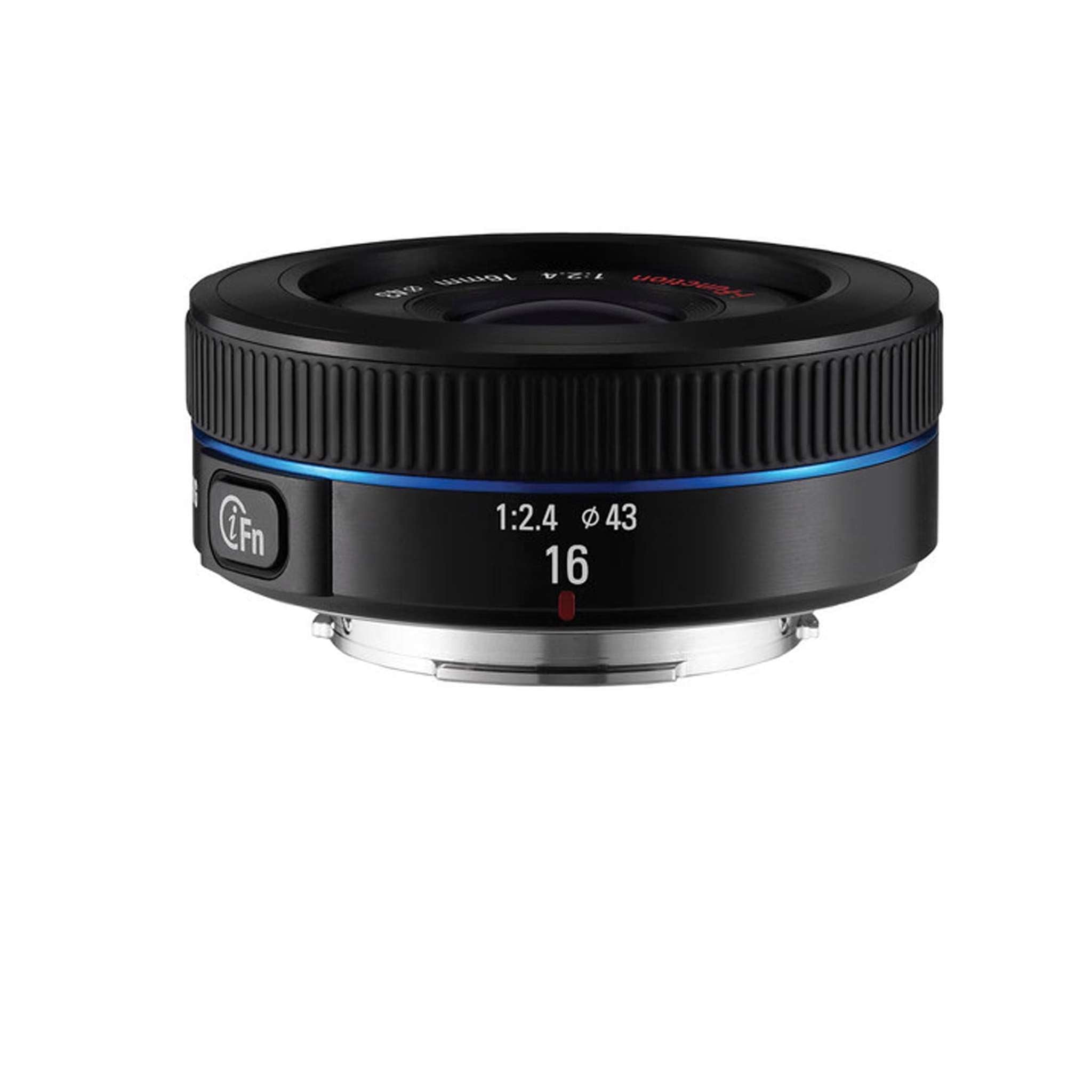 Samsung 16mm F/2.4 Wide Lens for Samsung NX Camera - Kit with 128GB Memory Card Samsung