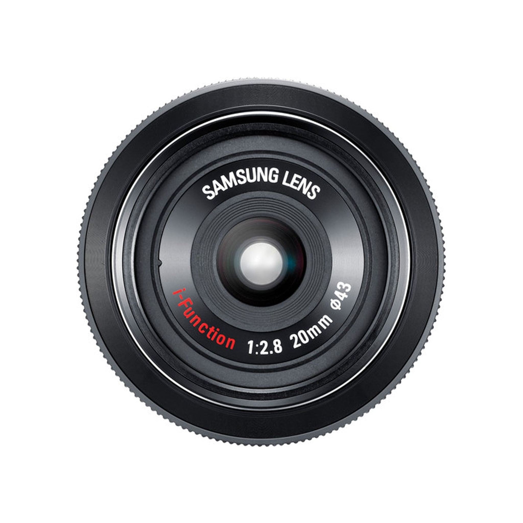 SAMSUNG 20MM F.8 PANCAKE LENS F/ NX Black - Kit with 128GB Memory Card Samsung