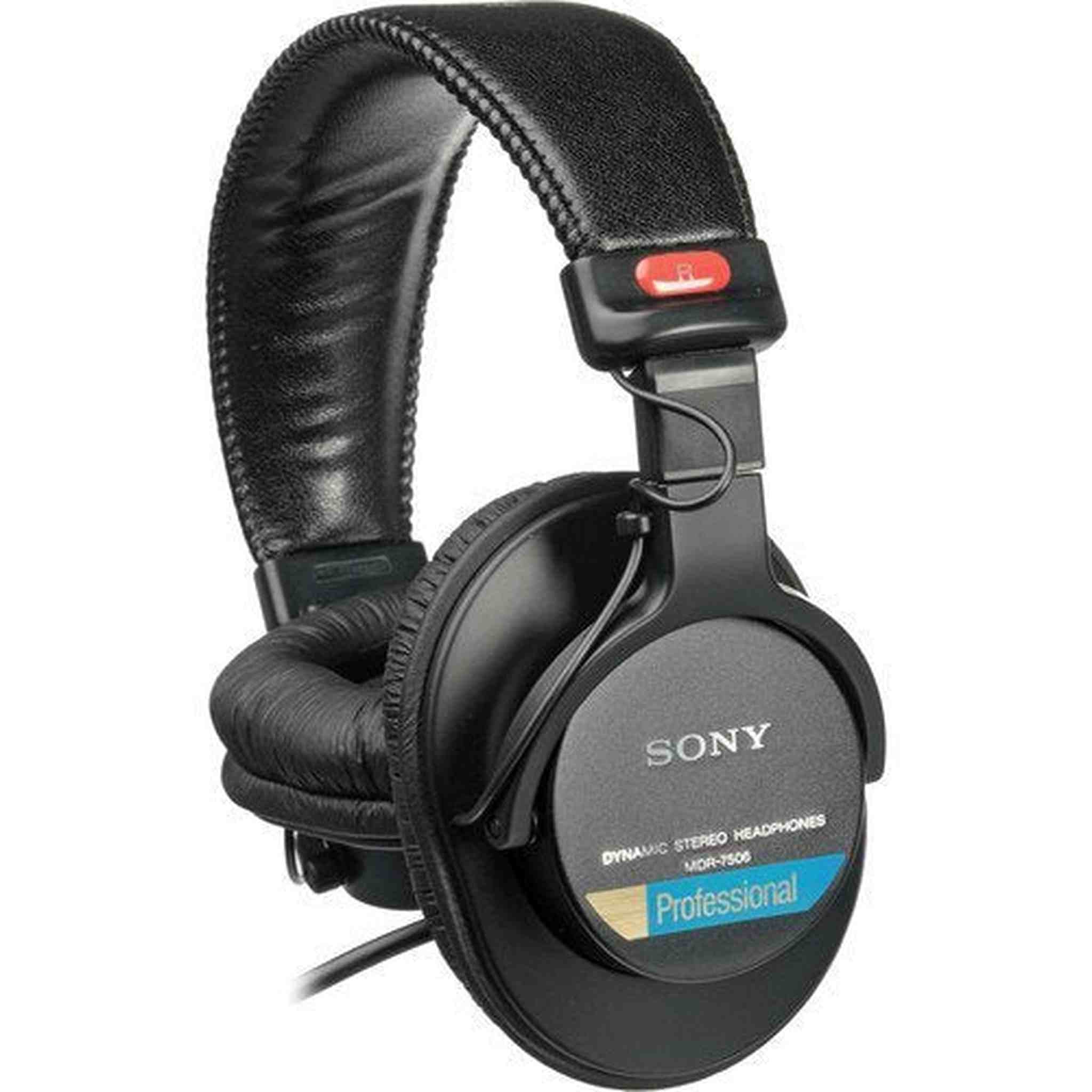 Sony MDR-7506 Headphones Professional Headphones 2 Pack Bundle with 1 Year Extended Warranty Sony