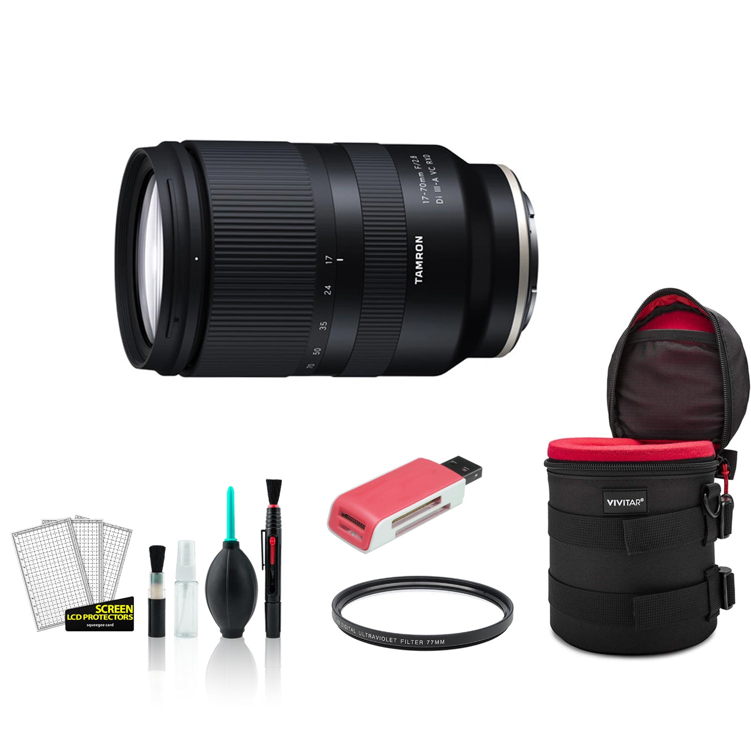 Tamron Lens for Sony E 17-70mm f/2.8 with UV Filter + more International Version