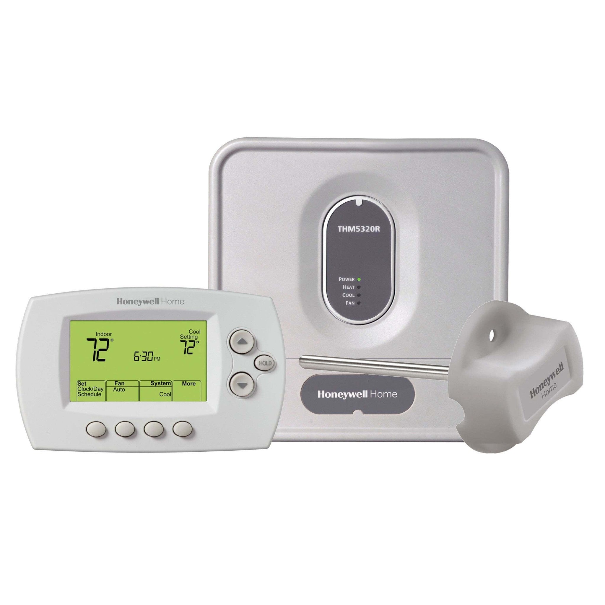 Honeywell Wireless FocusPRO Programmable Thermostat YTH6320R1001 + LCD Cleaner Honeywell