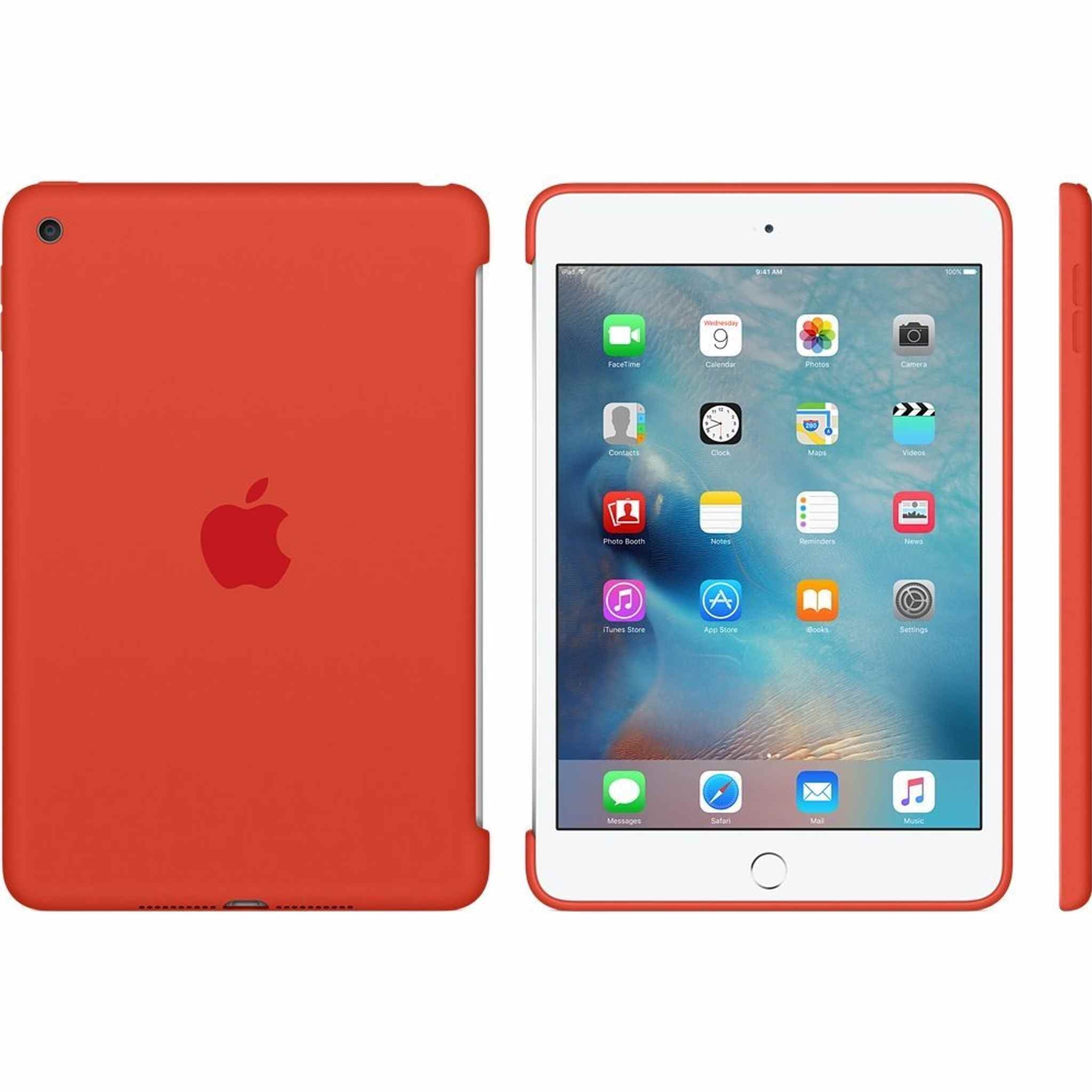 Apple iPad Mini 4 Silicone Case - Orange MLD42ZM/A Apple