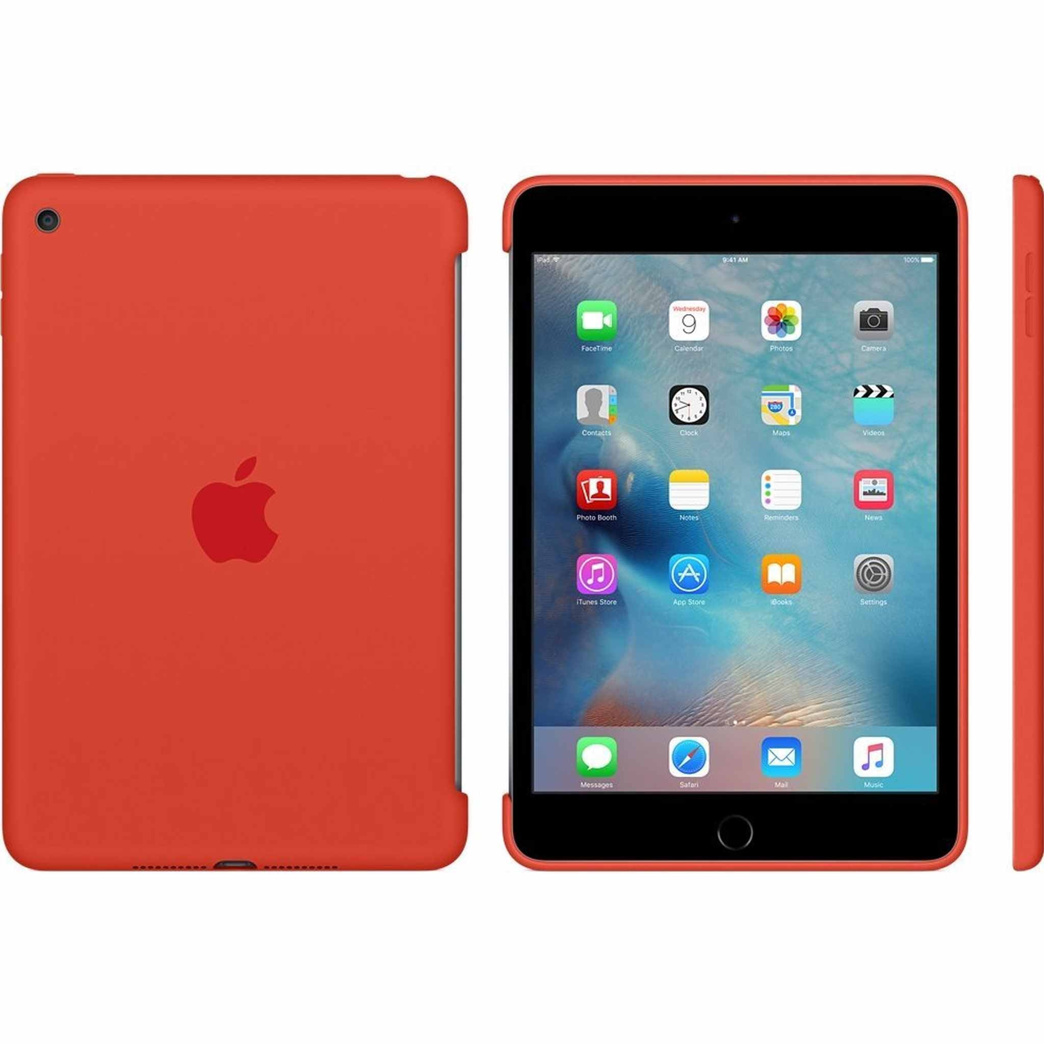 Apple iPad Mini 4 Silicone Case - Orange MLD42ZM/A Apple