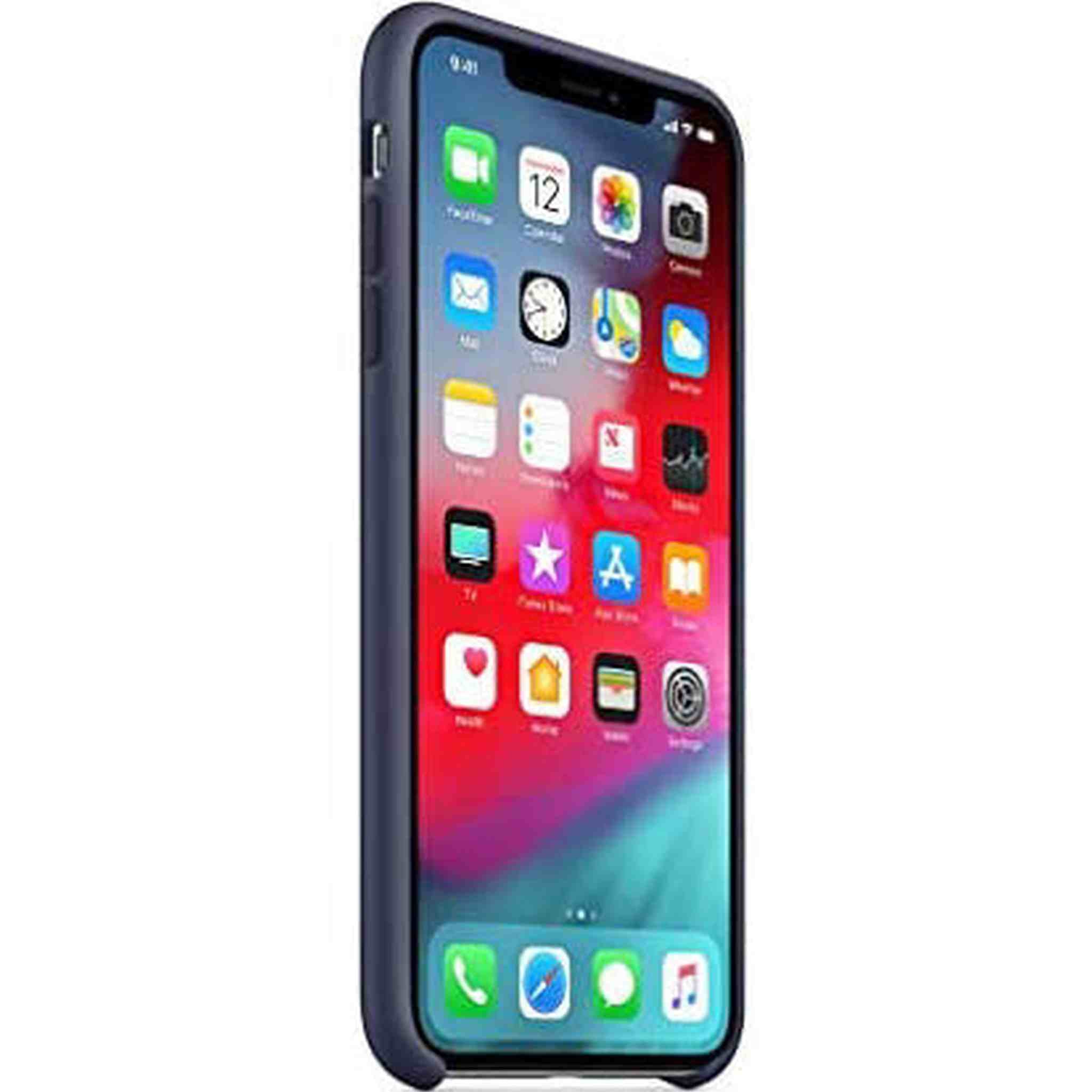 Apple Silicone Case for iPhone Xs Max - Midnight Blue Apple