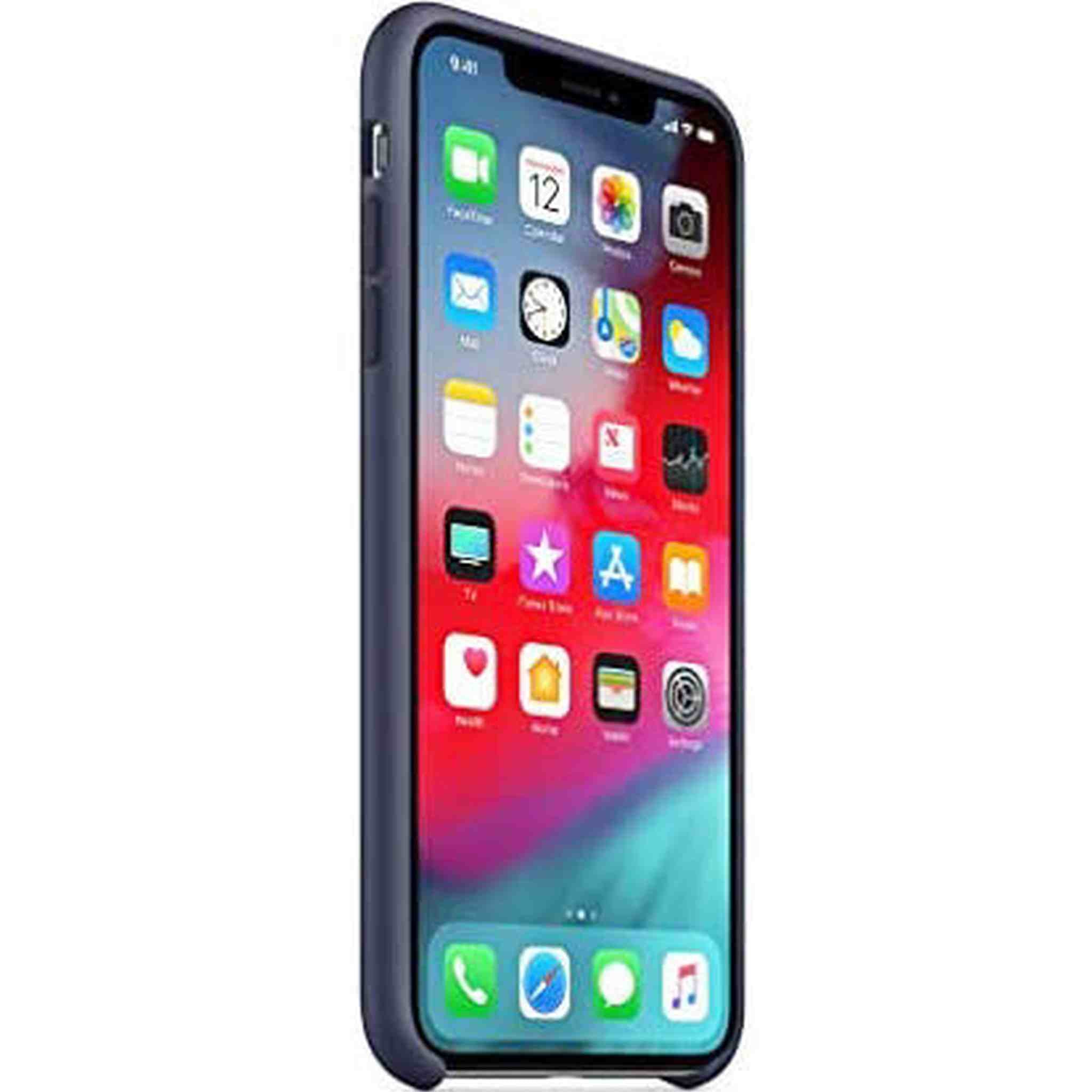 Apple Silicone Case for iPhone Xs Max - Midnight Blue Apple