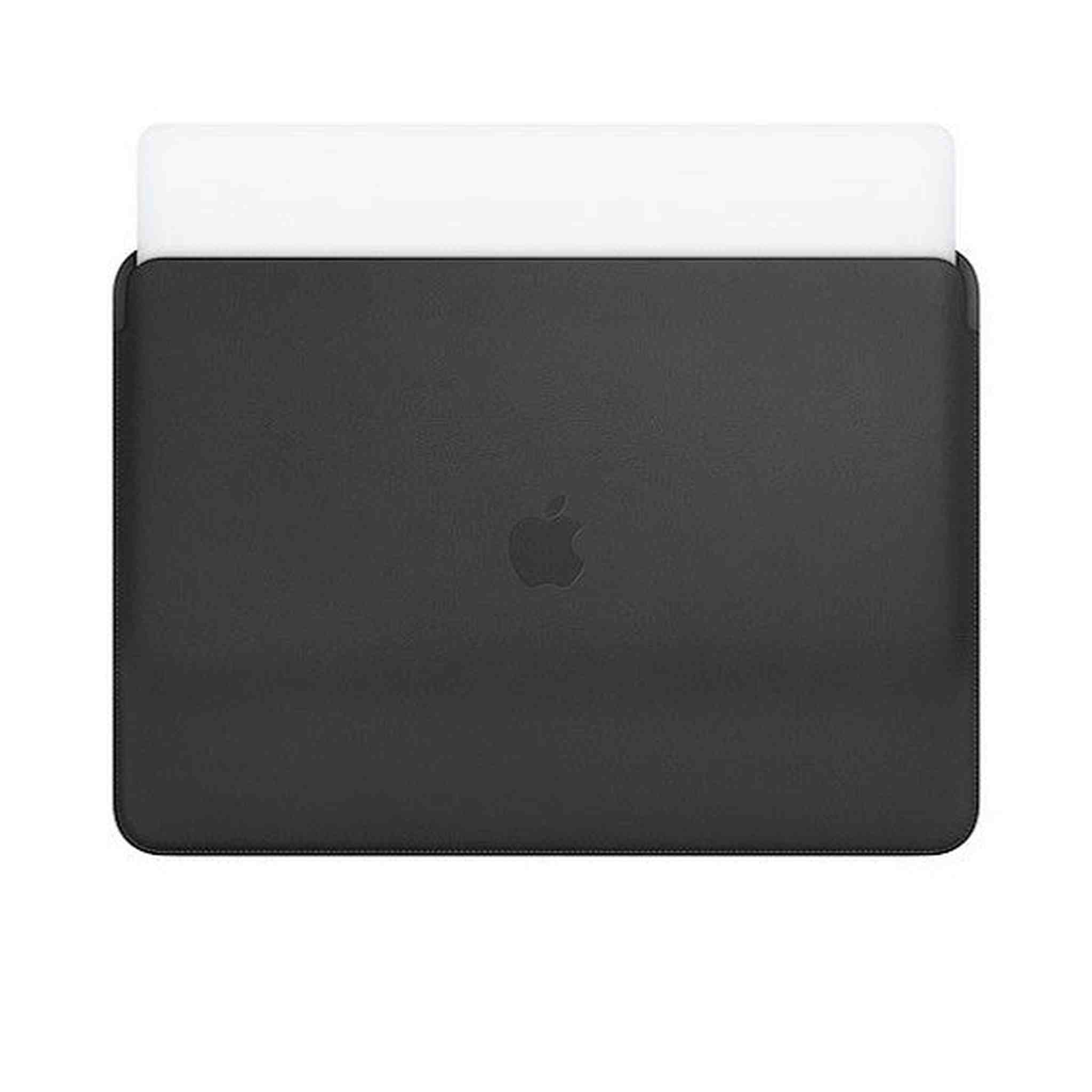 Apple Leather Sleeve for 12-inch MacBook - Black Apple