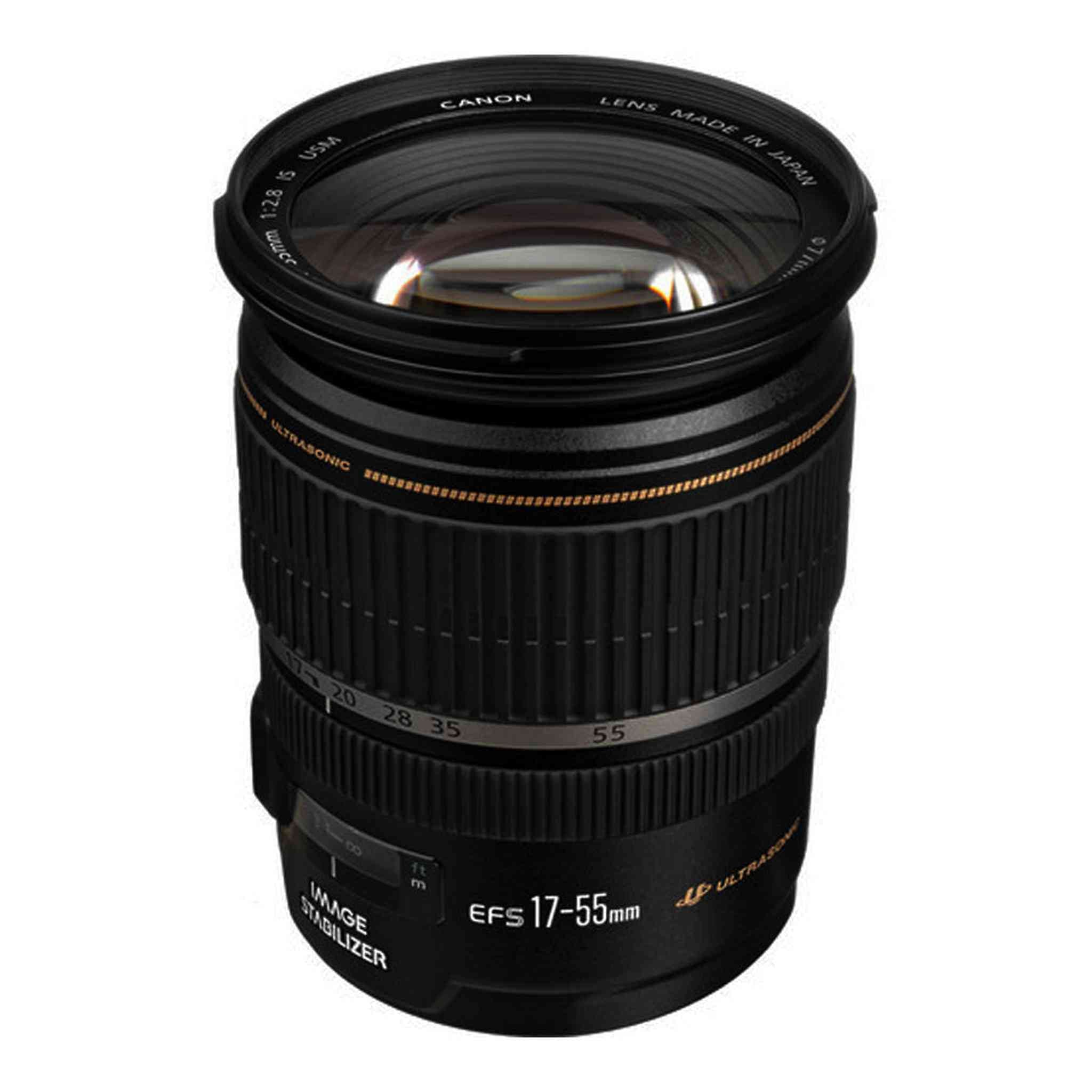 Canon EF-S 17-55mm f/2.8 IS USM Lens for Canon DSLR Cameras, Lens Only Canon