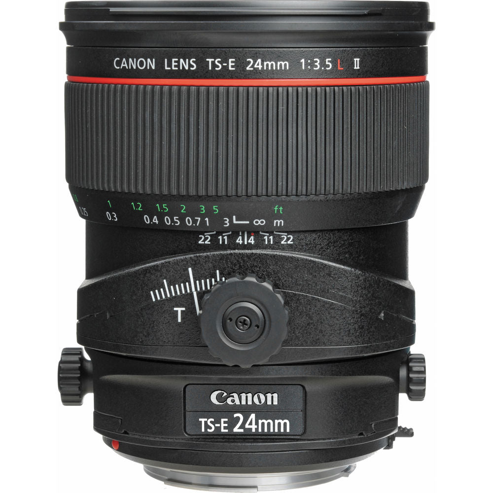 Canon TS-E 24mm f/3.5L II Tilt-Shift Lens with BONUS Bundle | Memory | Backpack | Monopod | Cleaning Kit | Intl Model Canon