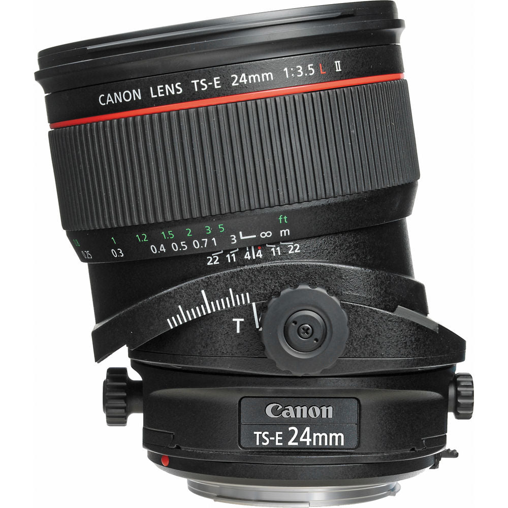 Canon TS-E 24mm f/3.5L II Tilt-Shift Lens with BONUS Bundle | Memory | Backpack | Monopod | Cleaning Kit | Intl Model Canon