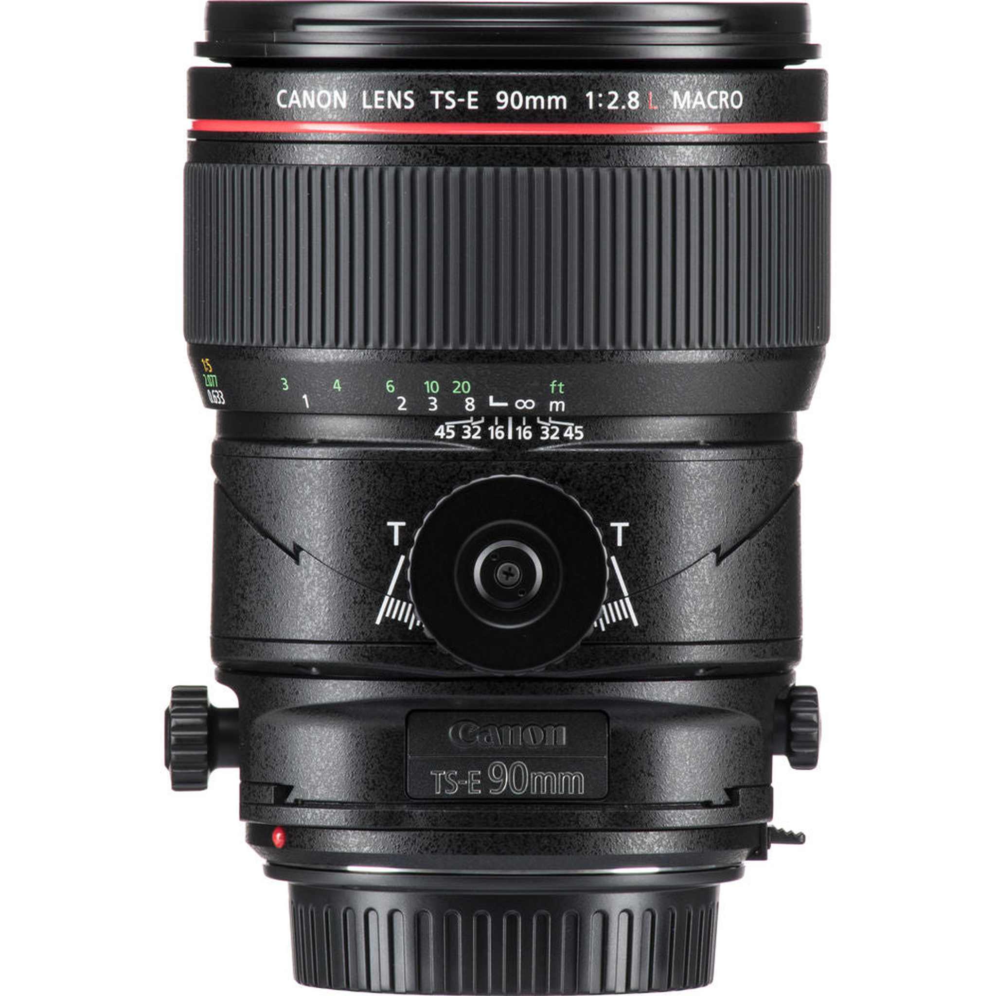 Canon TS-E 90mm f/2.8L Macro Tilt-Shift Lens with BONUS Bundle | Memory | Backpack | Monopod | Cleaning Kit | Intl Model Canon