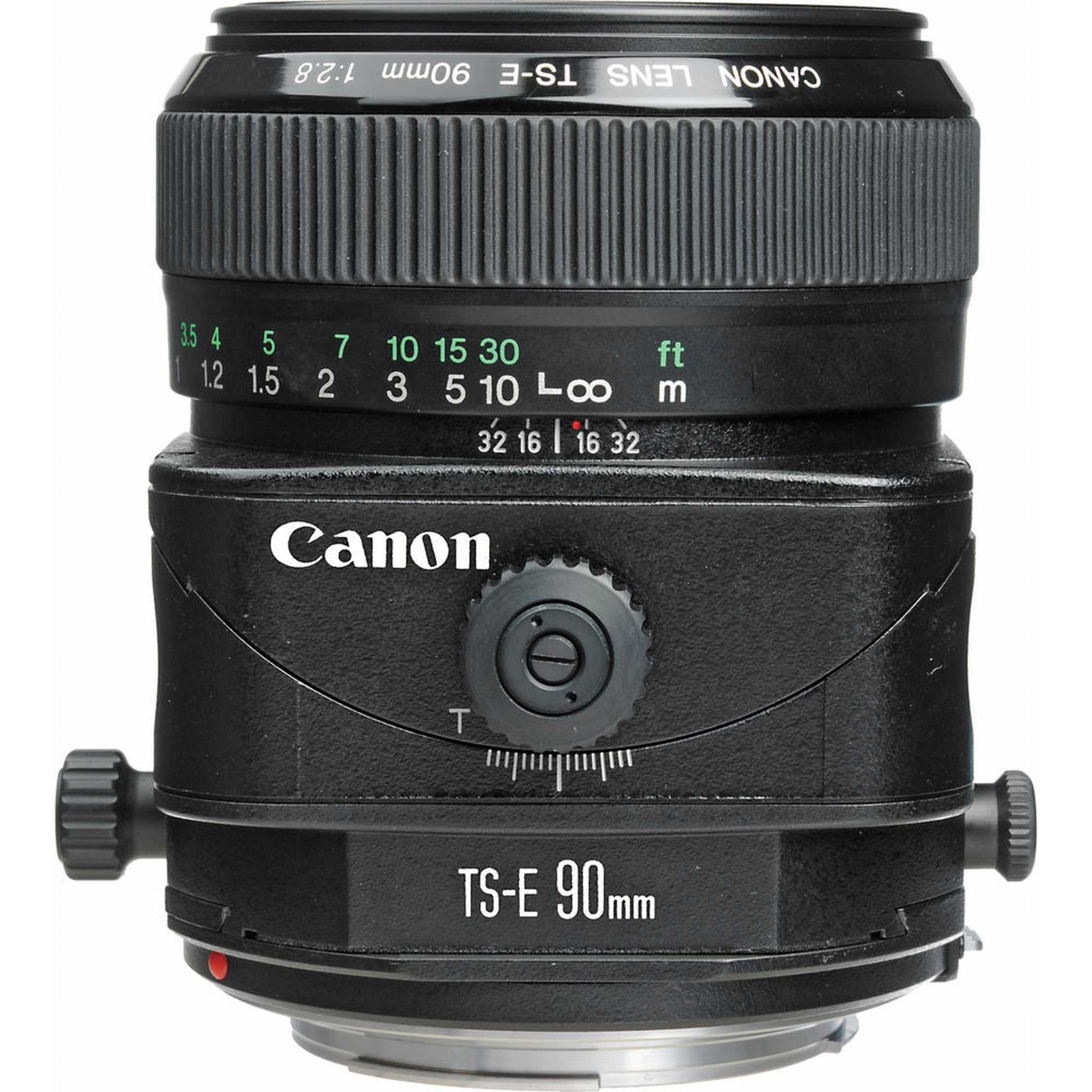 Canon TS-E 90mm f/2.8 Tilt-Shift Lens with BONUS Bundle | Memory | Backpack | Monopod | Cleaning Kit | Intl Model Canon